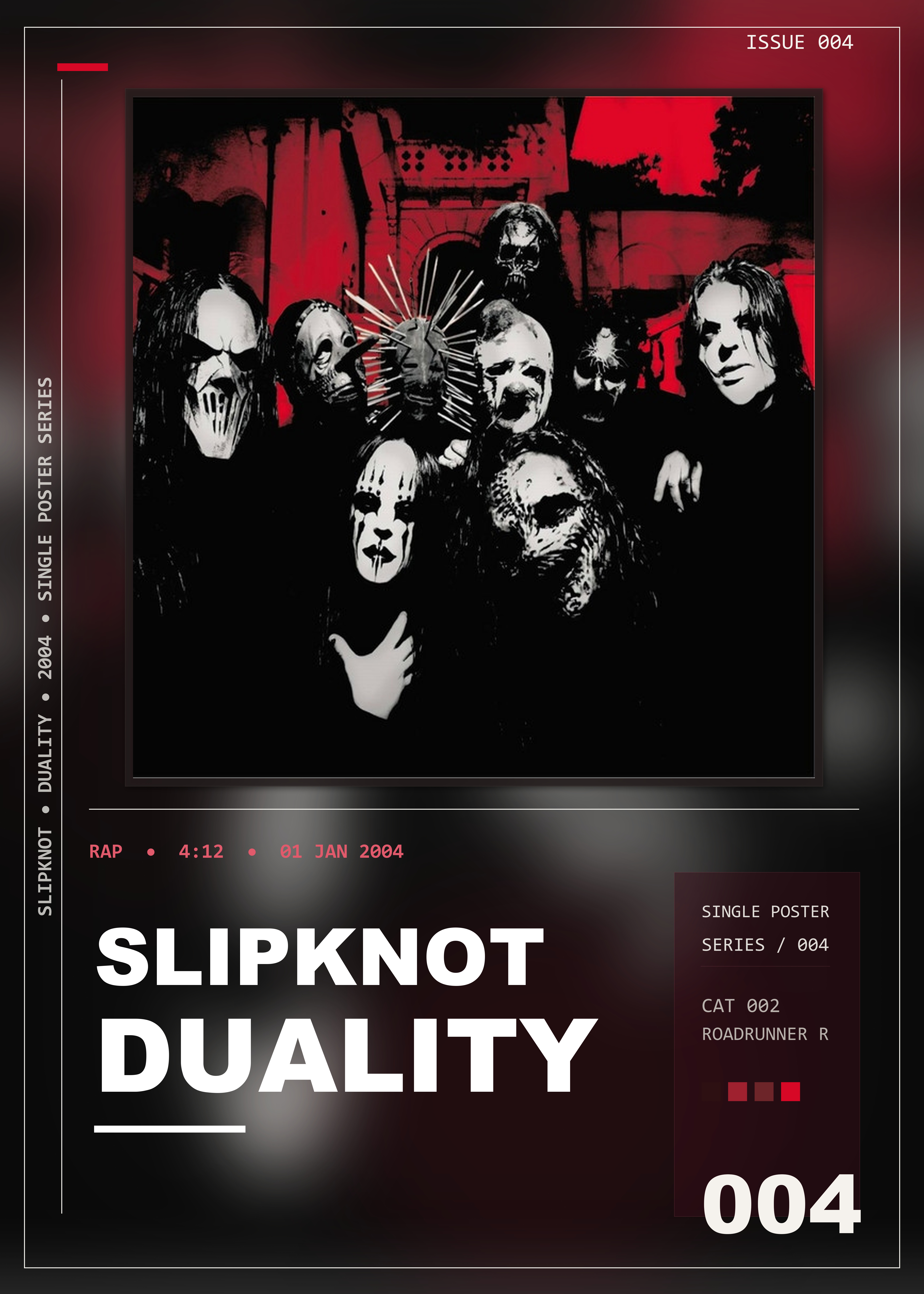 Music poster: Slipknot - Duality