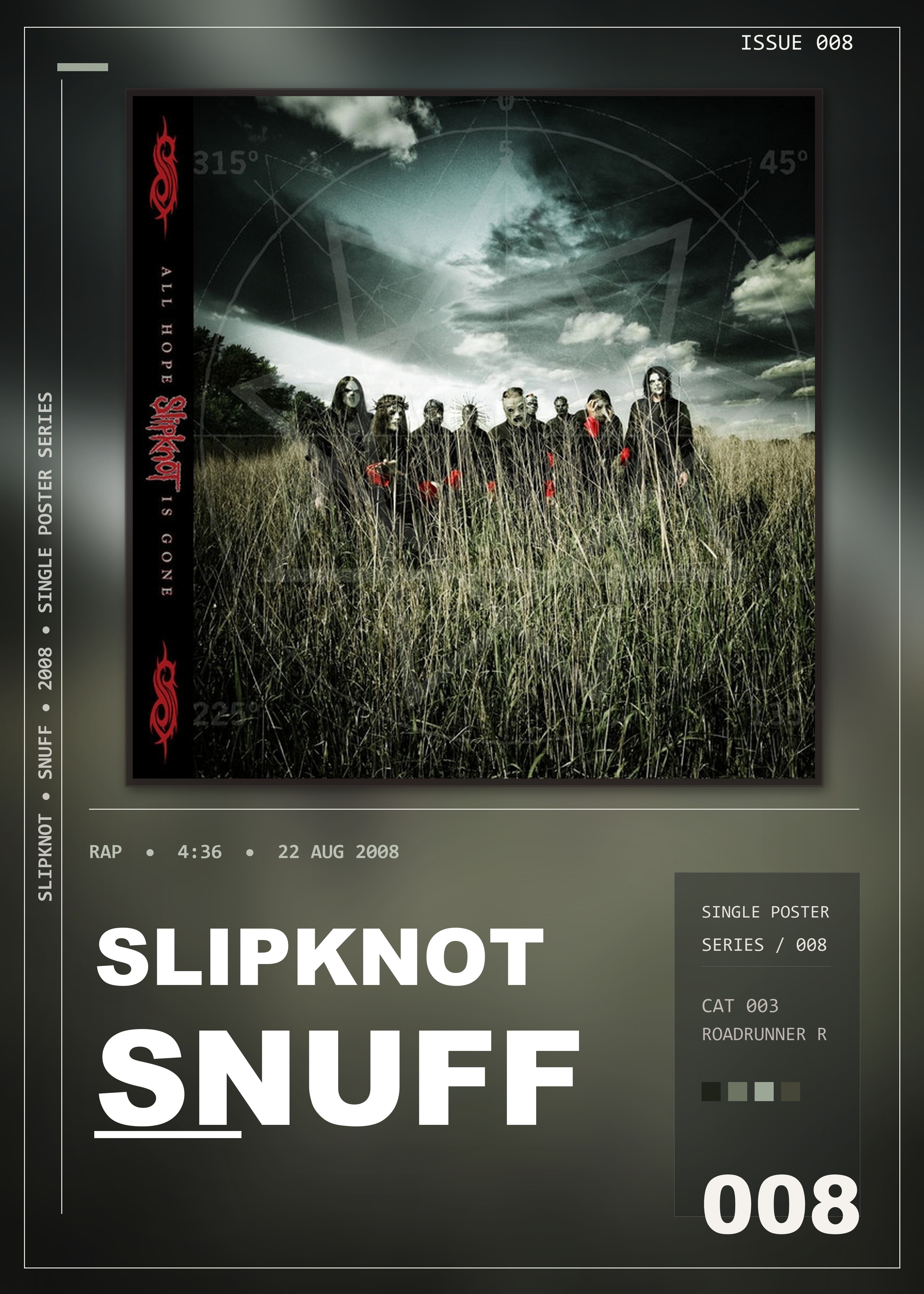 Music poster: Slipknot - Snuff
