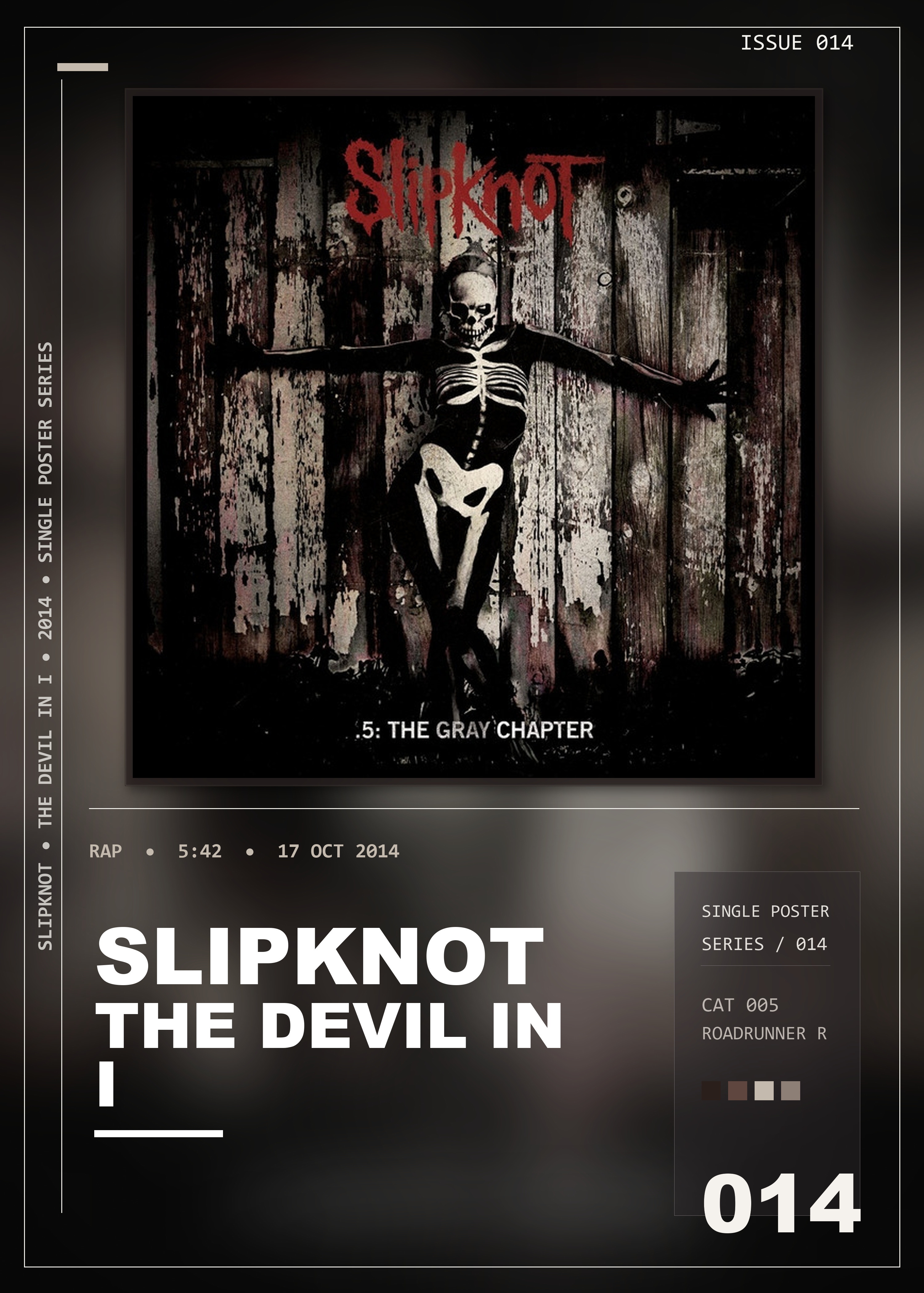 Music poster: Slipknot - The Devil In I