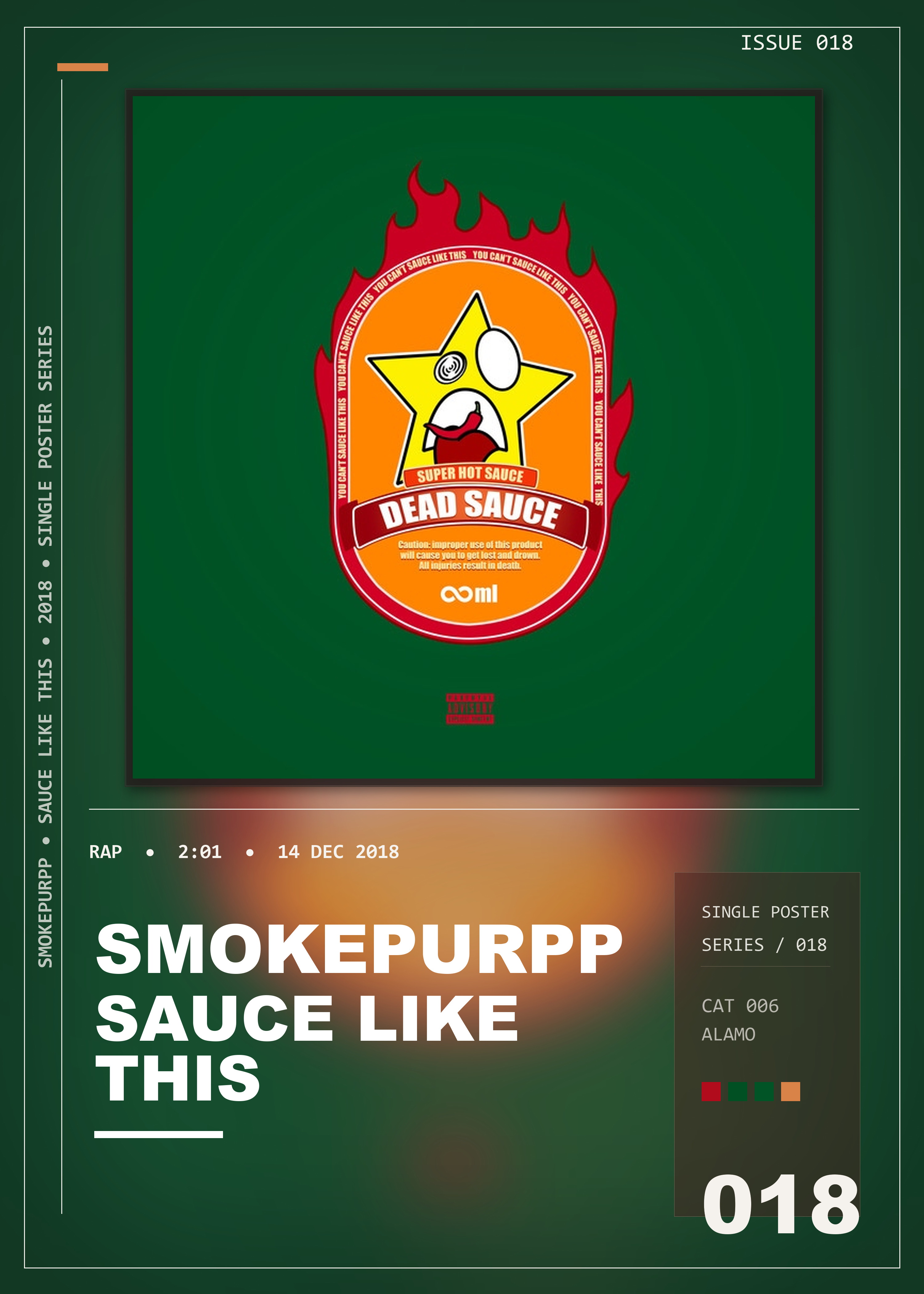 Music poster: Smokepurpp - Sauce Like This