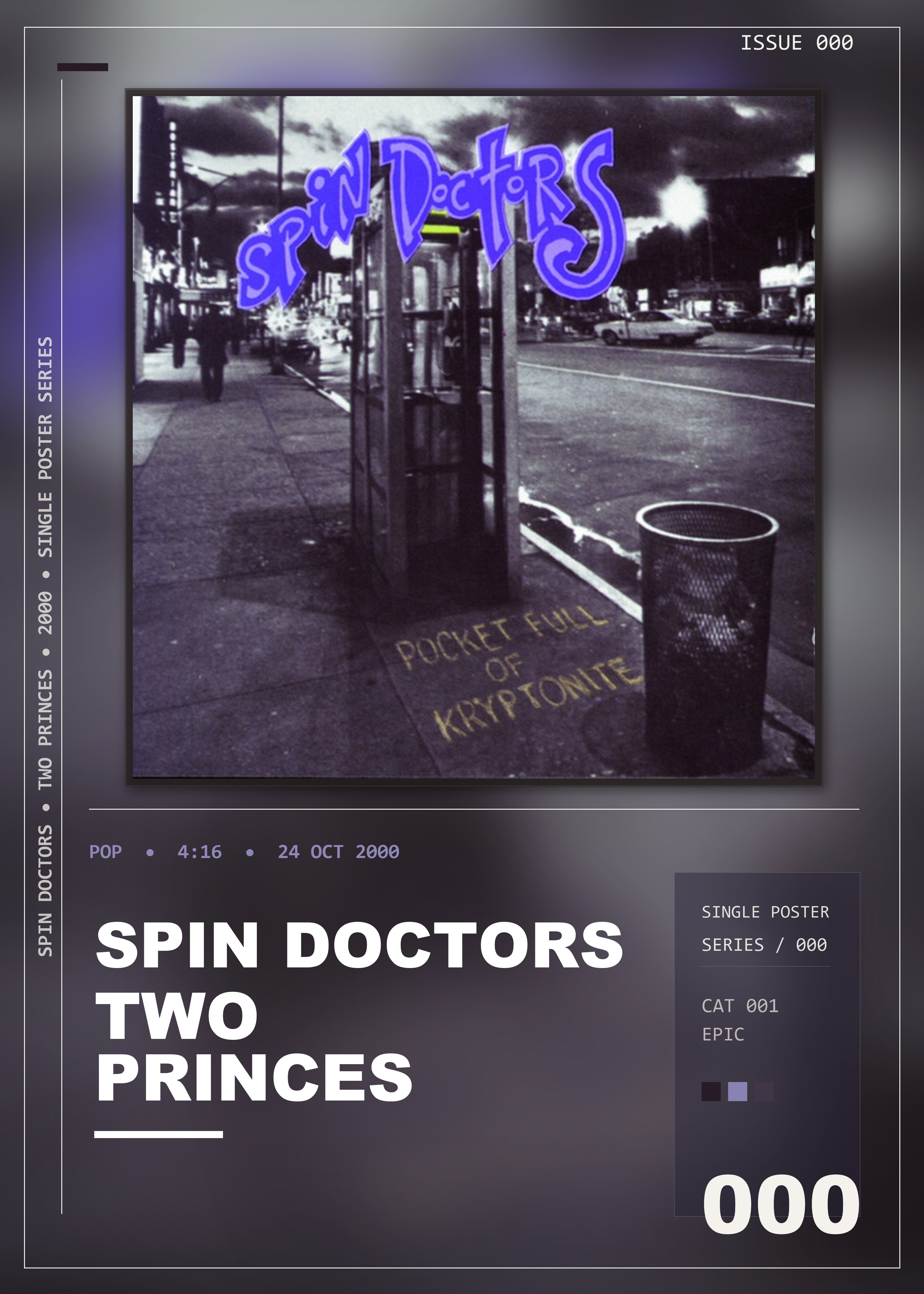Music poster: Spin Doctors - Two Princes