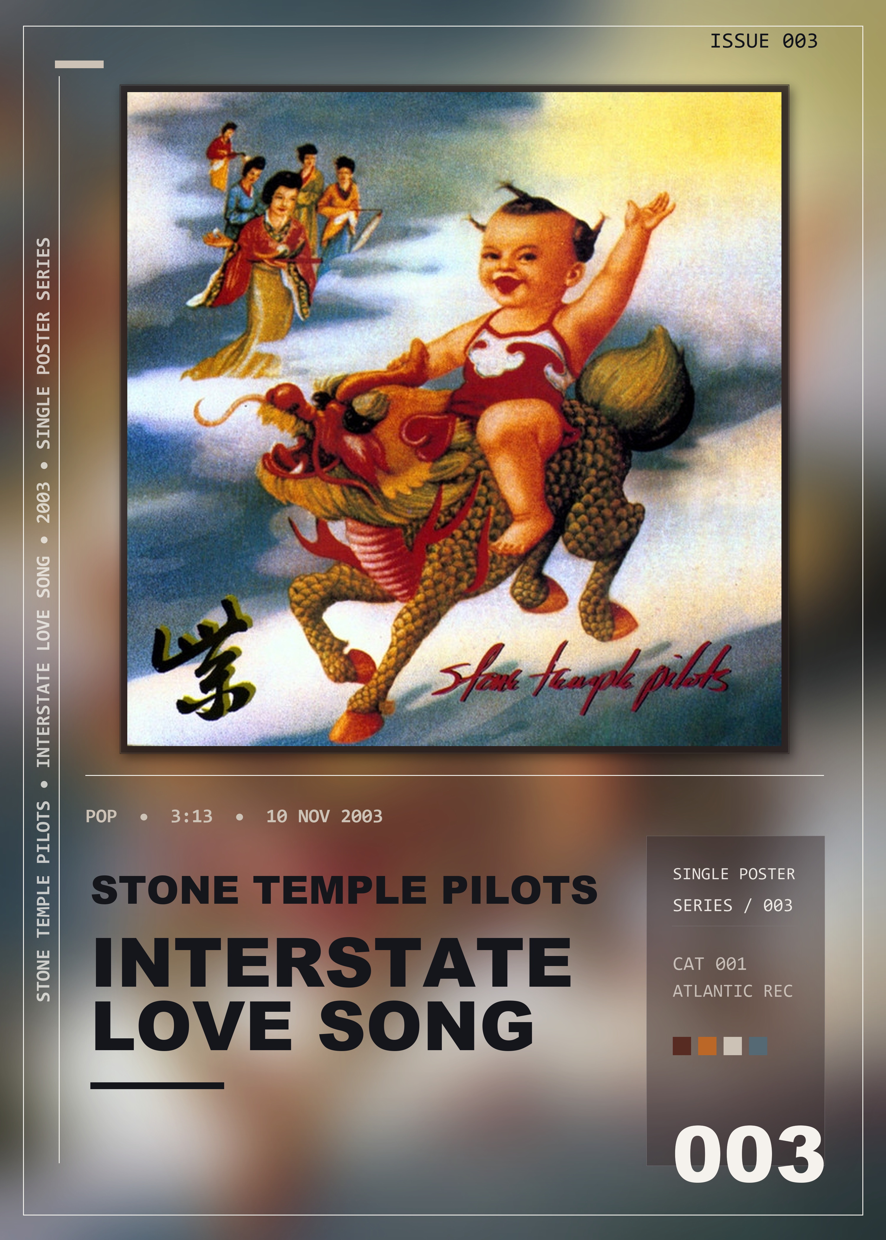 Music poster: Stone Temple Pilots - Interstate Love Song