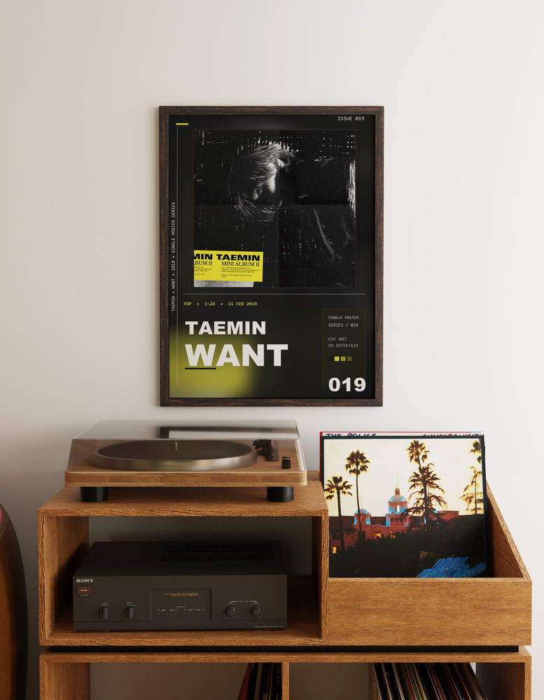 Music poster: TAEMIN - WANT