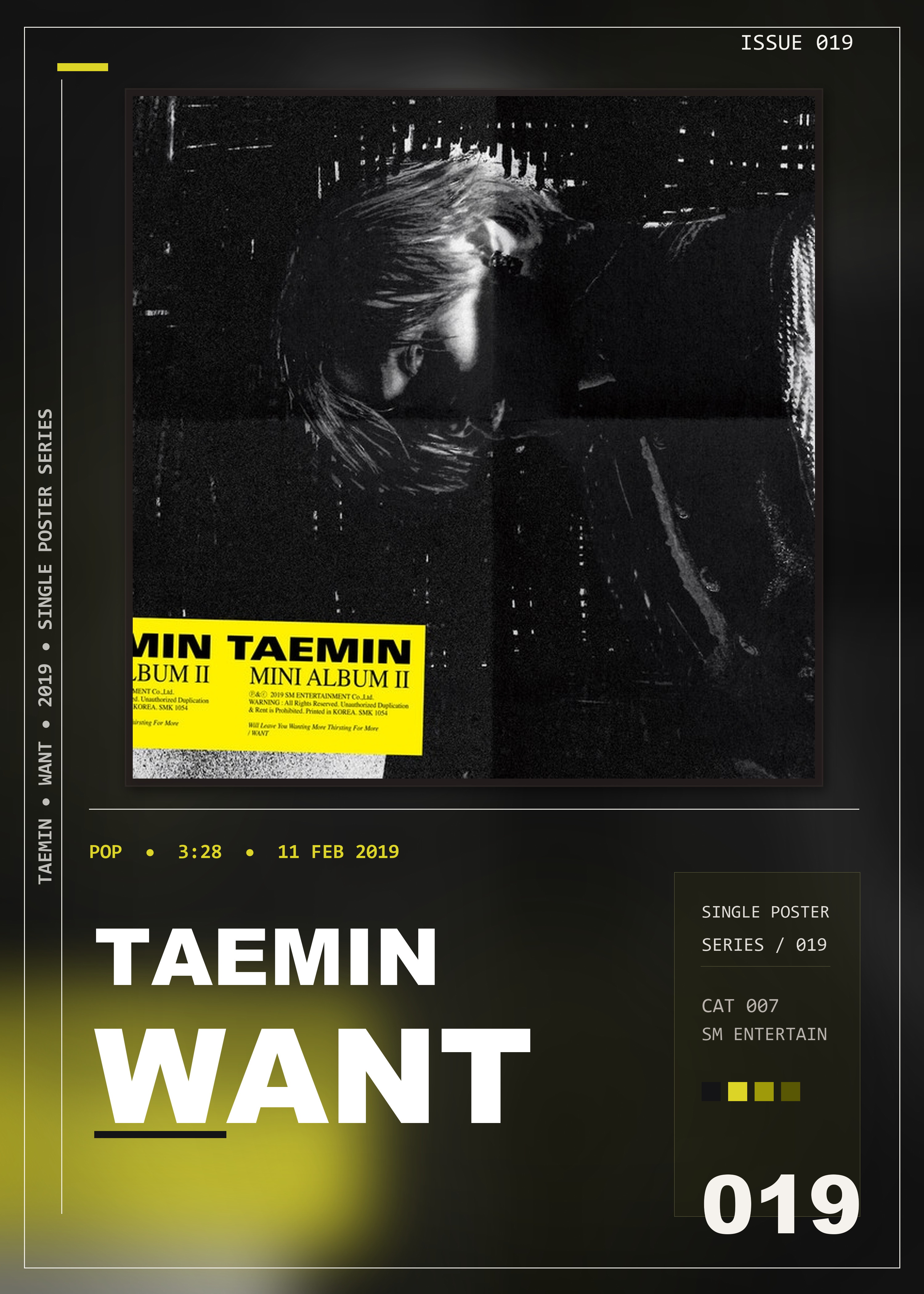 Music poster: TAEMIN - WANT