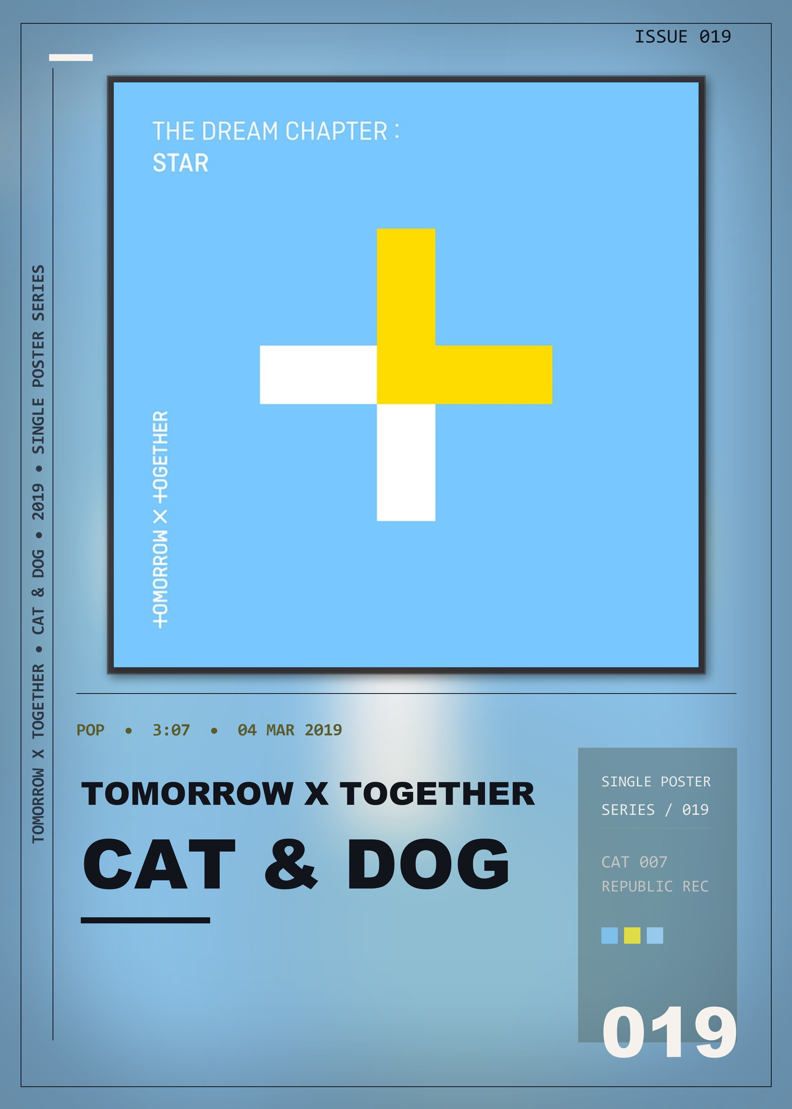 Music poster: TOMORROW X TOGETHER - Cat Dog