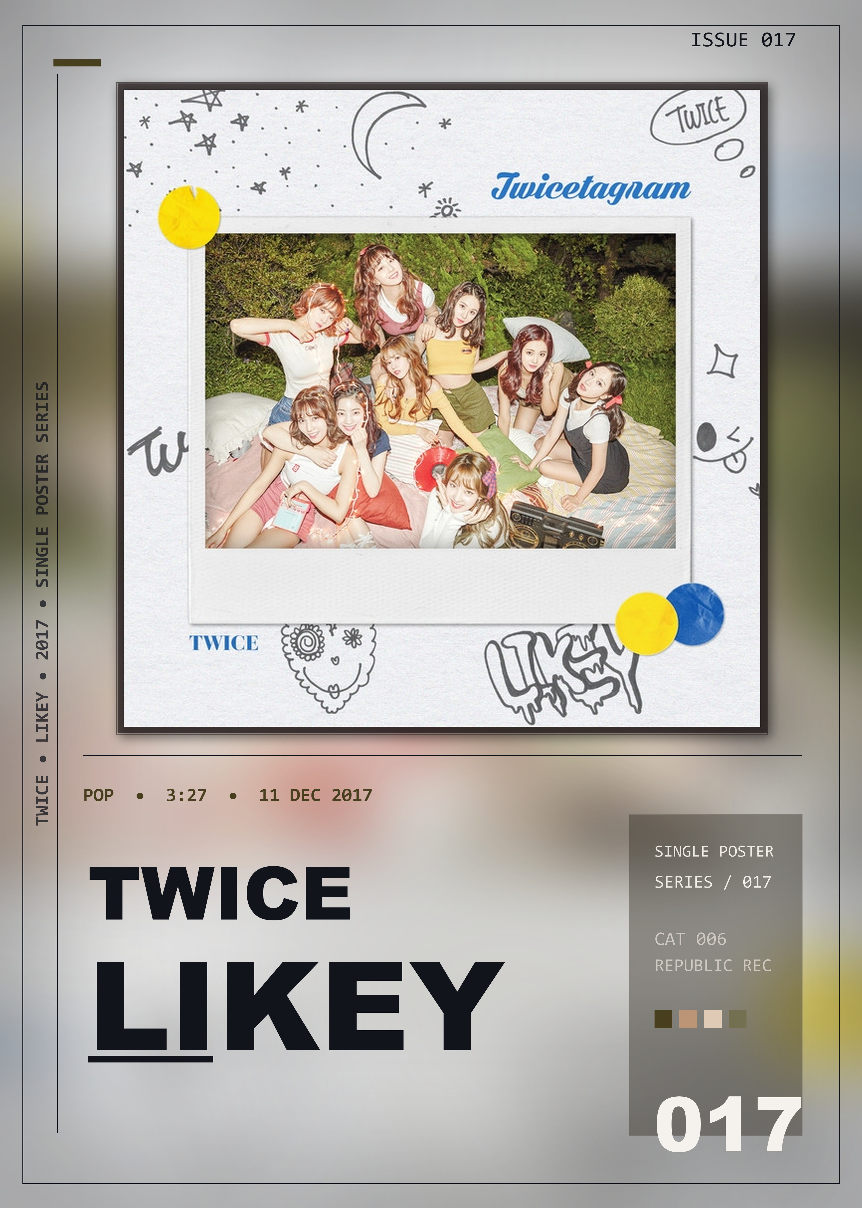 Music poster: TWICE - LIKEY