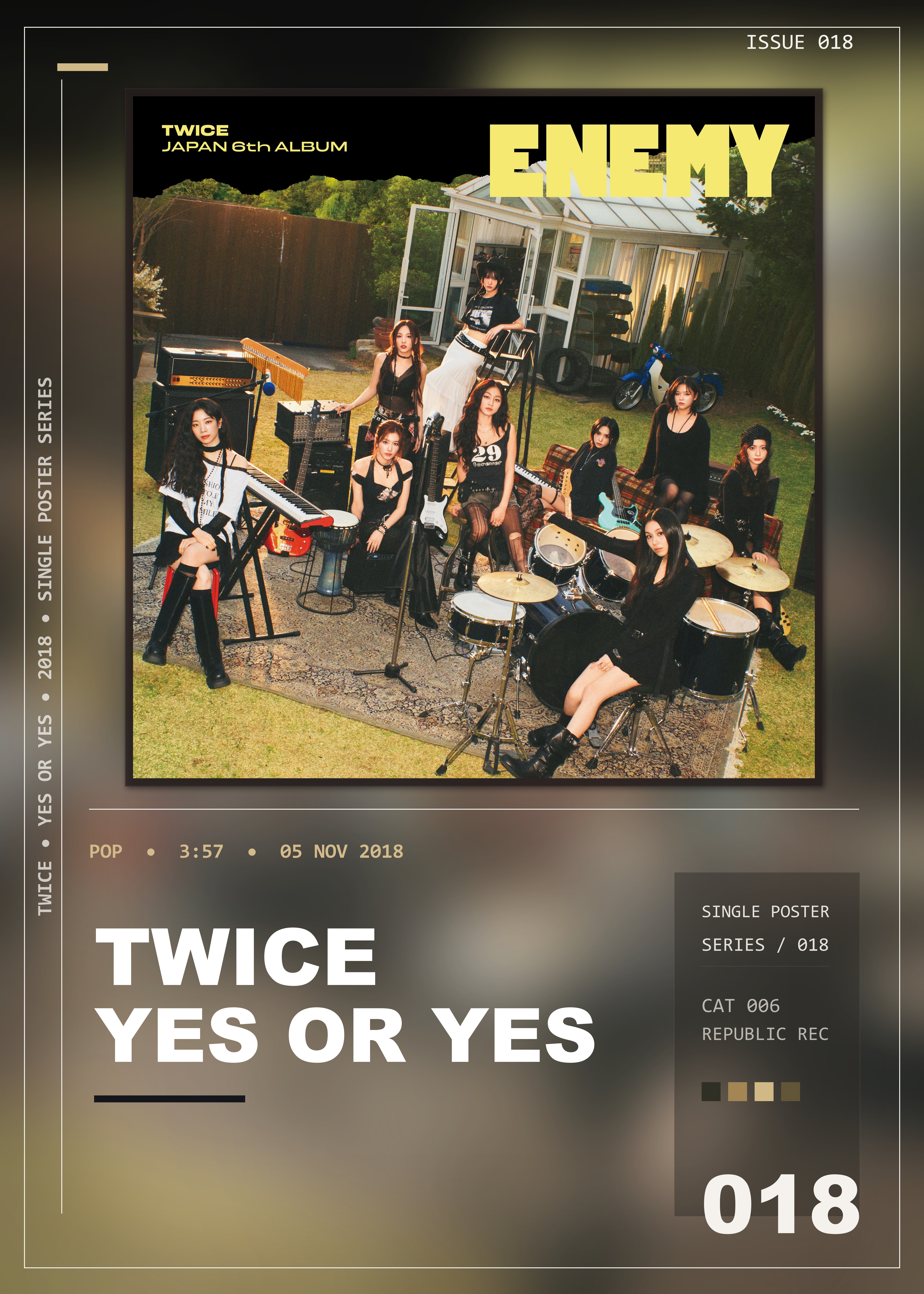Music poster: TWICE - YES or YES