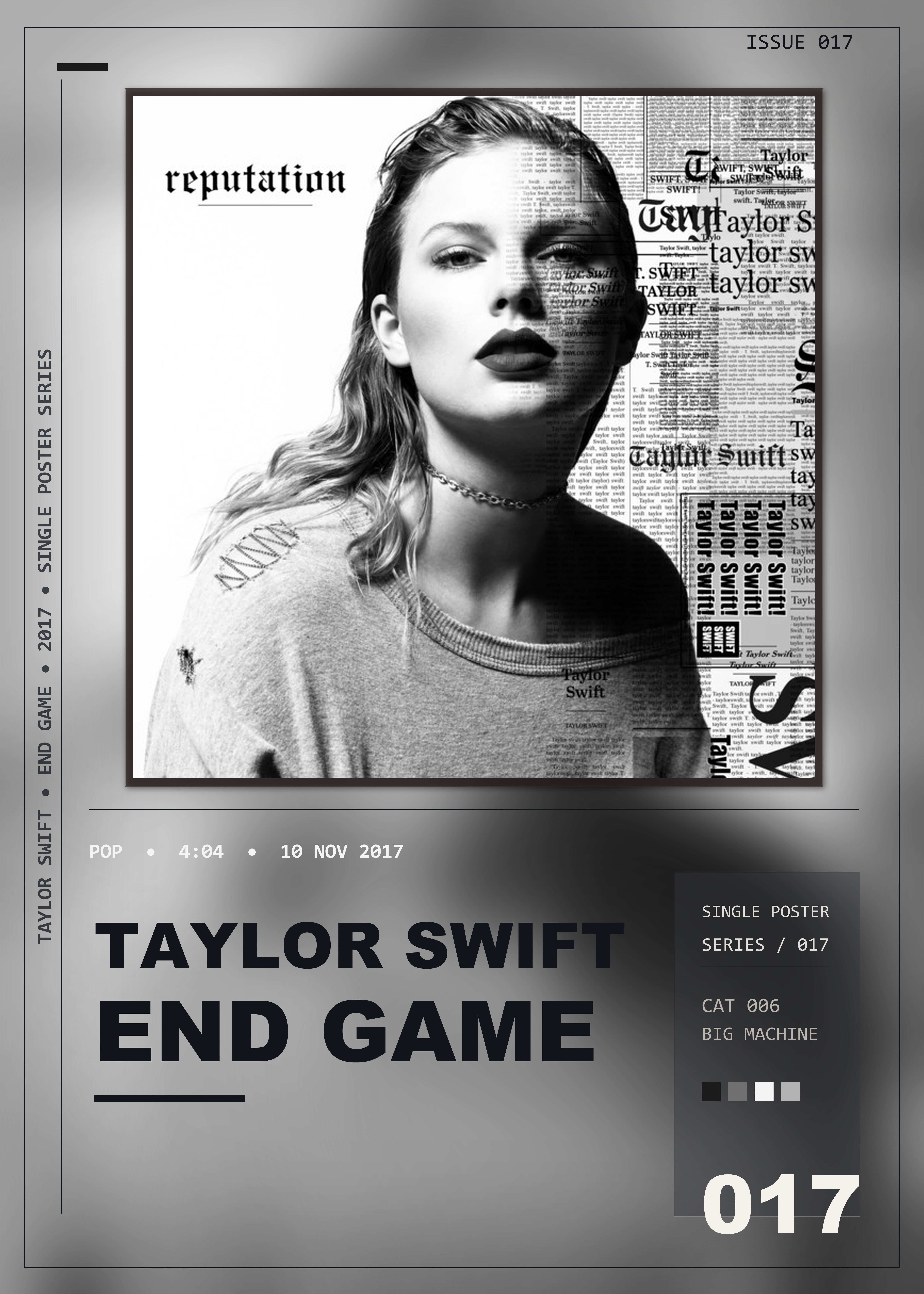 Music poster: Taylor Swift - End Game