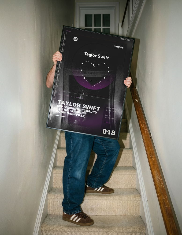 Music poster: Taylor Swift - September - Recorded at The Tracking Room Nashville