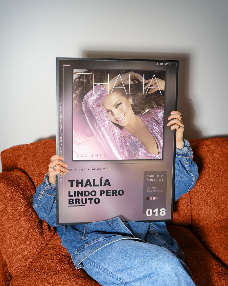 Music poster: Thalía - Lindo Pero Bruto