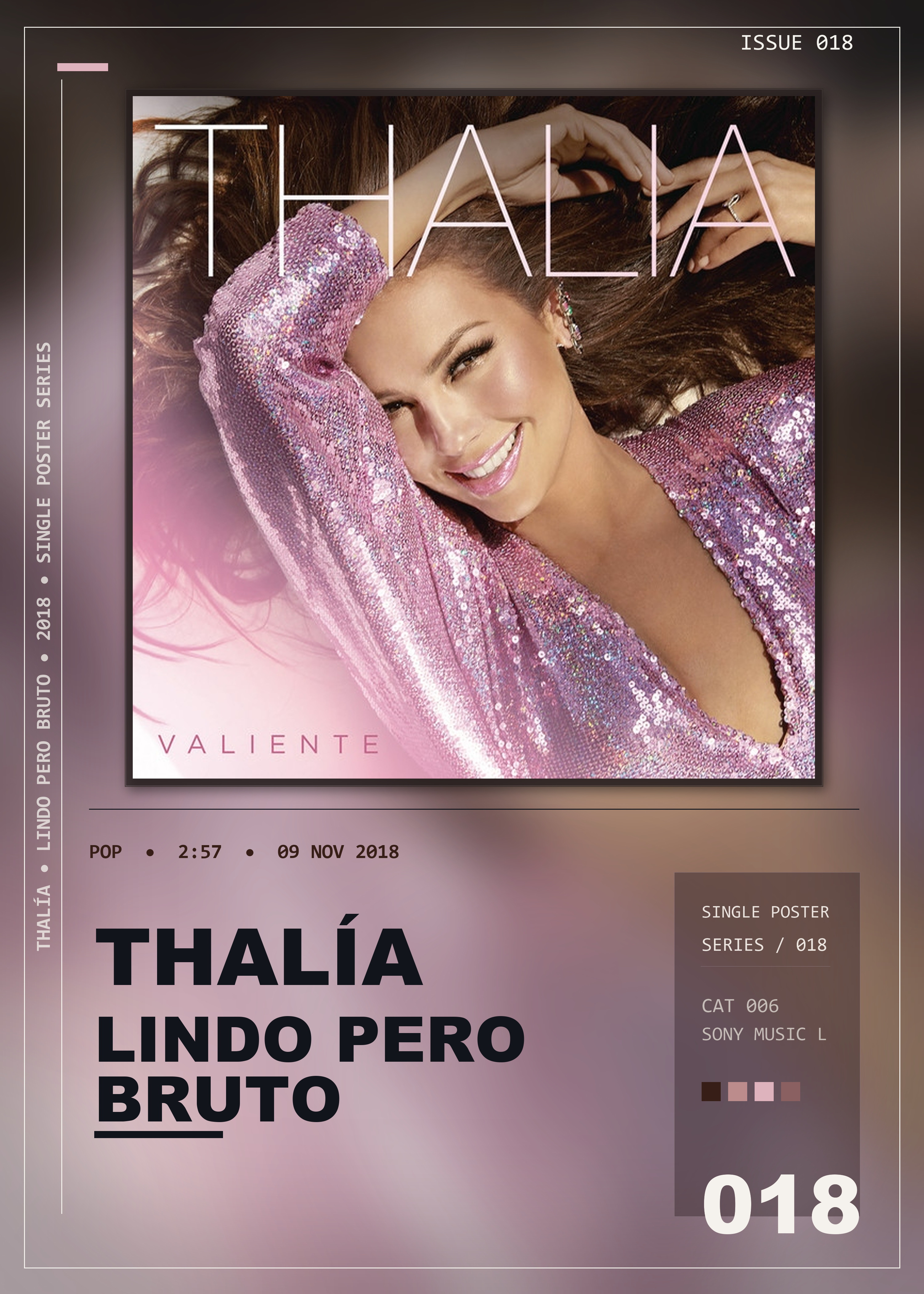 Music poster: Thalía - Lindo Pero Bruto