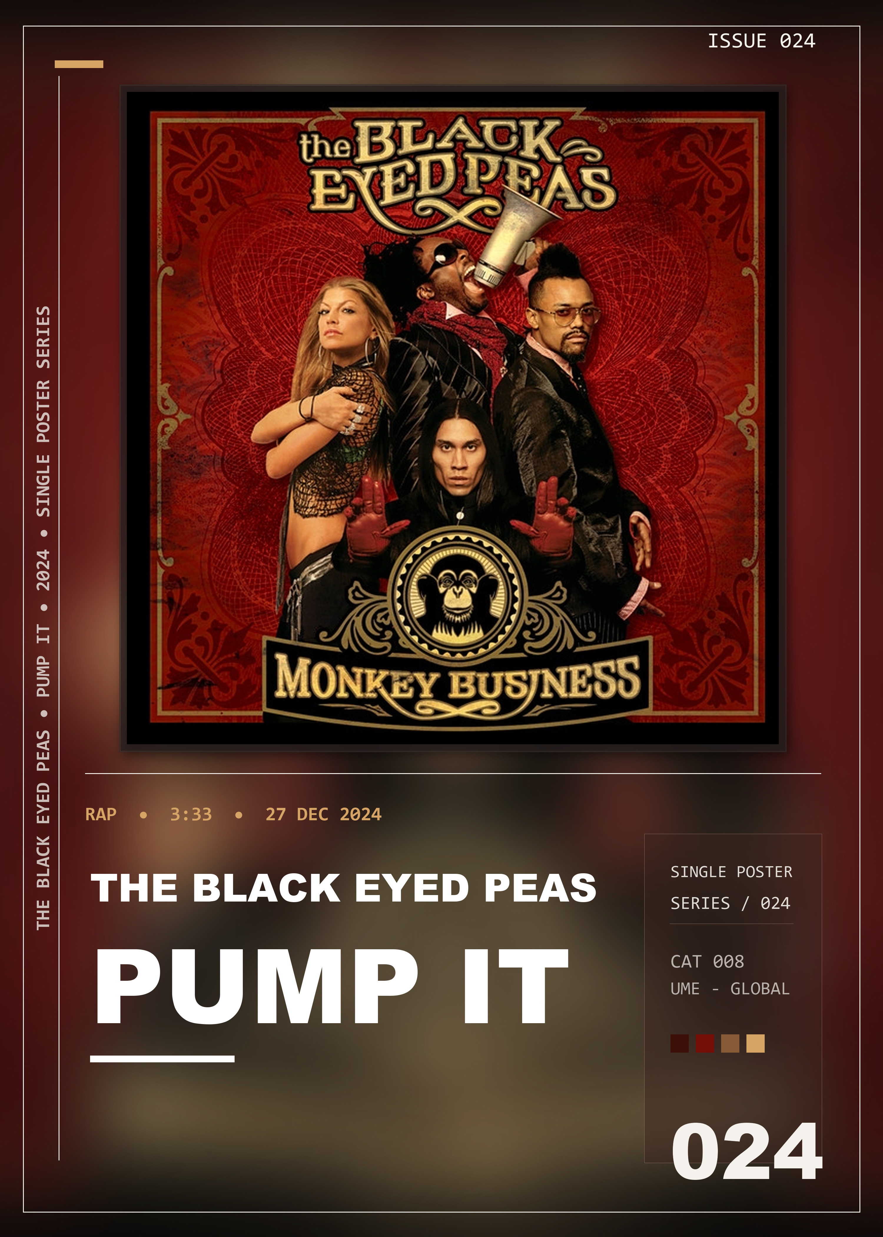 Music poster: The Black Eyed Peas - Pump It