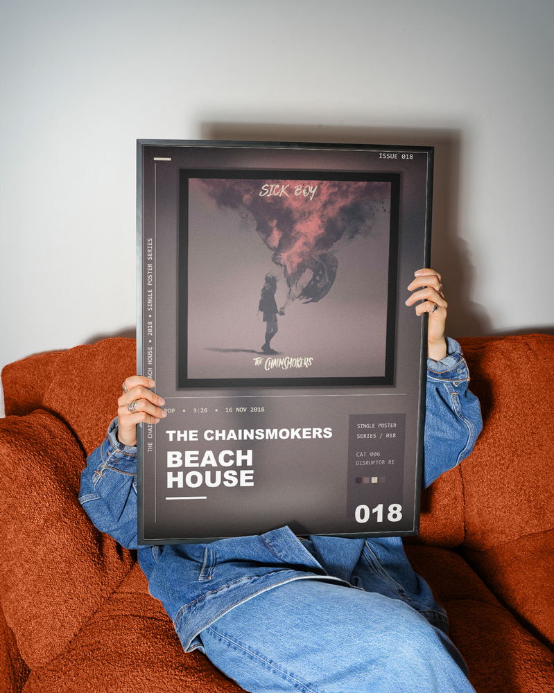 Music poster: The Chainsmokers - Beach House