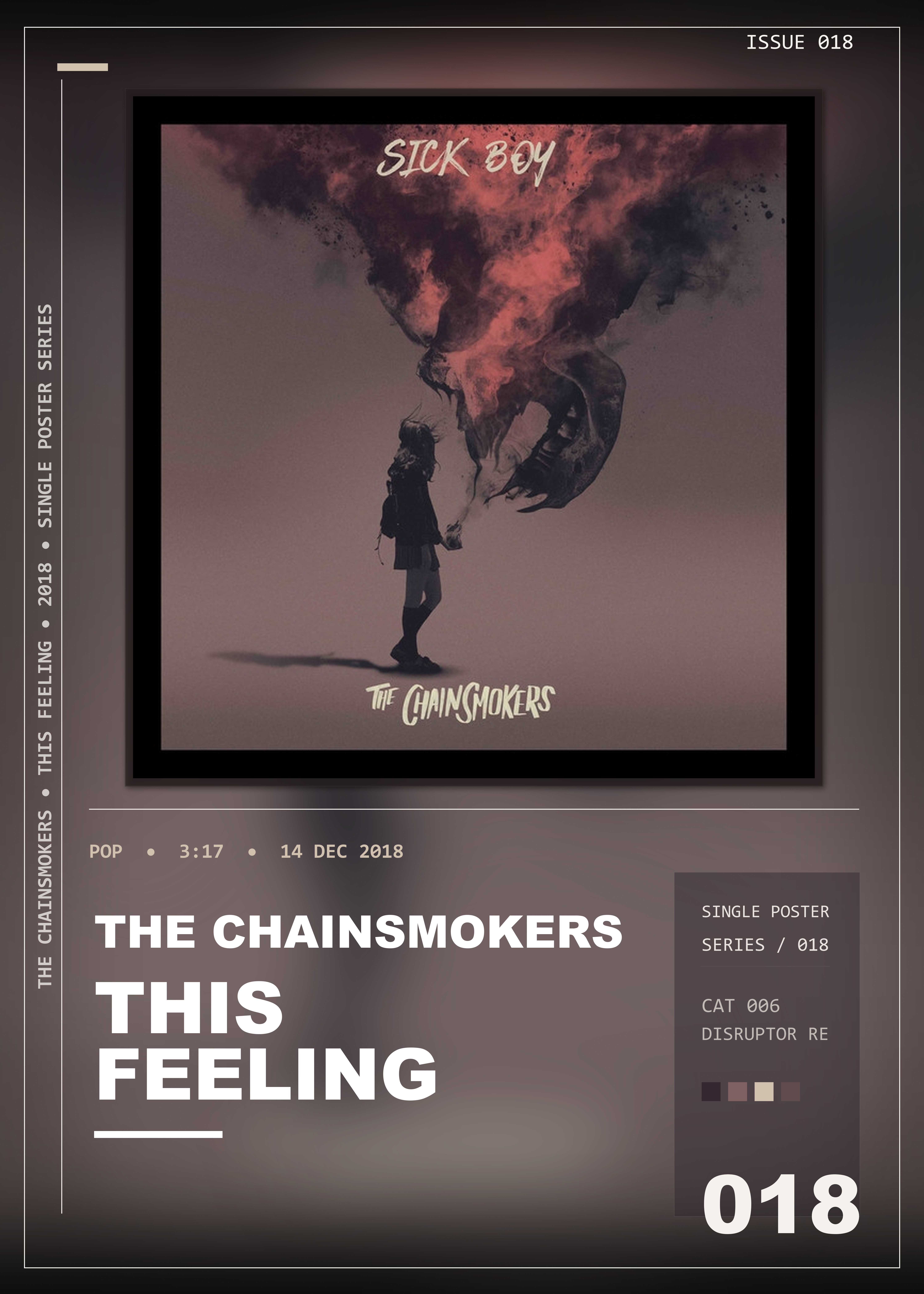 Music poster: The Chainsmokers - This Feeling