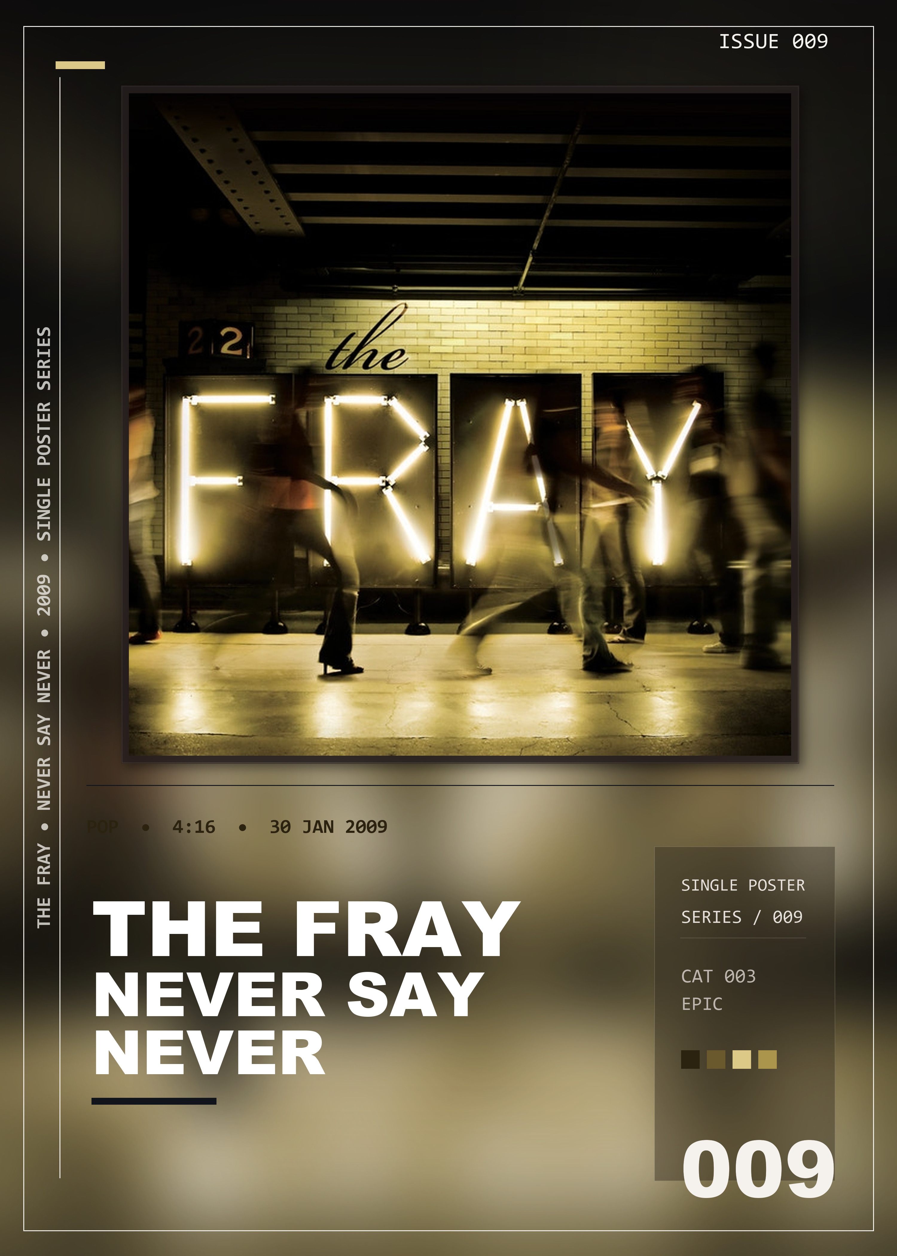 Music poster: The Fray - Never Say Never