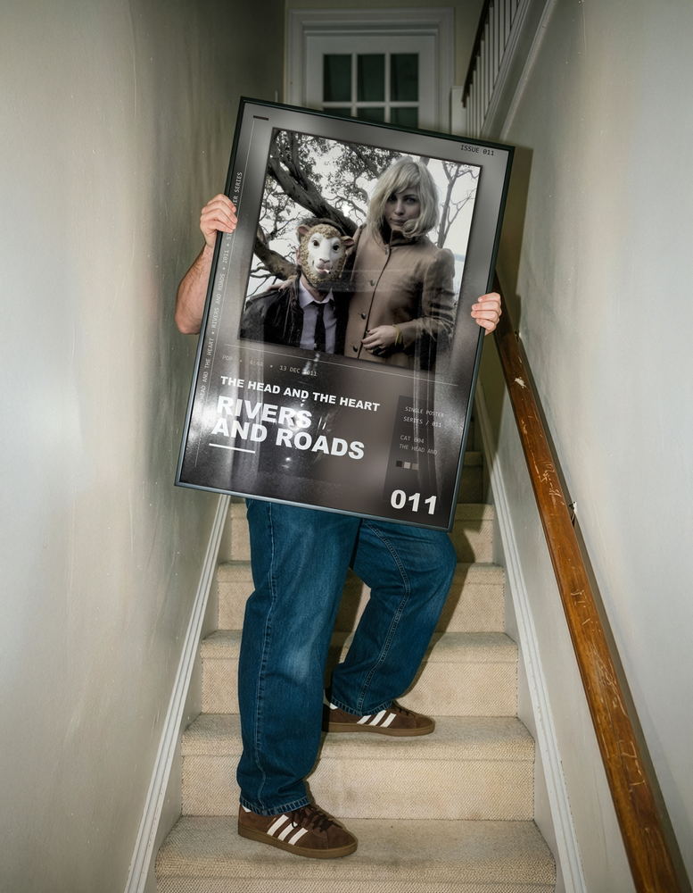 Music poster: The Head and the Heart - Rivers and Roads