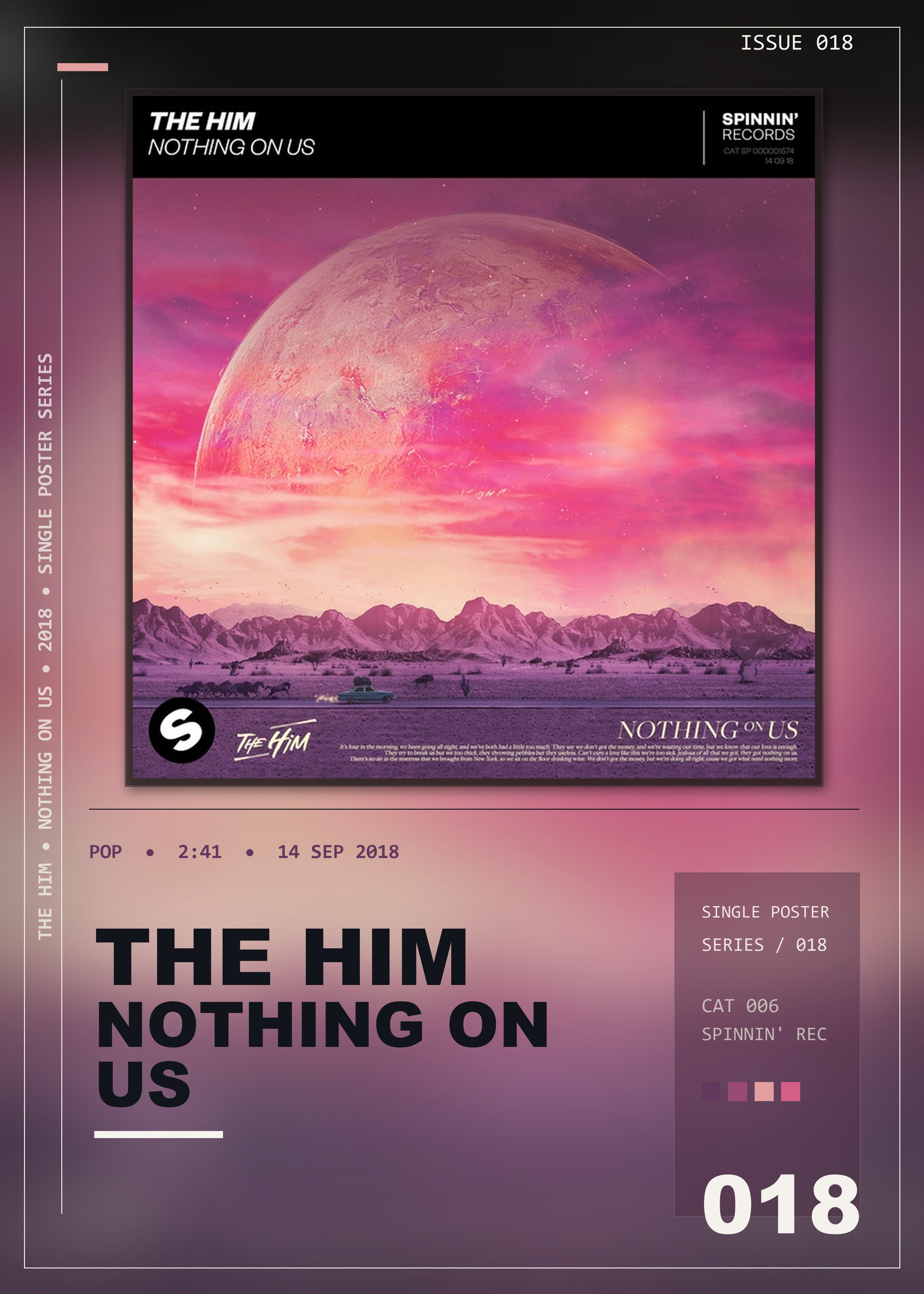Music poster: The Him - Nothing On Us