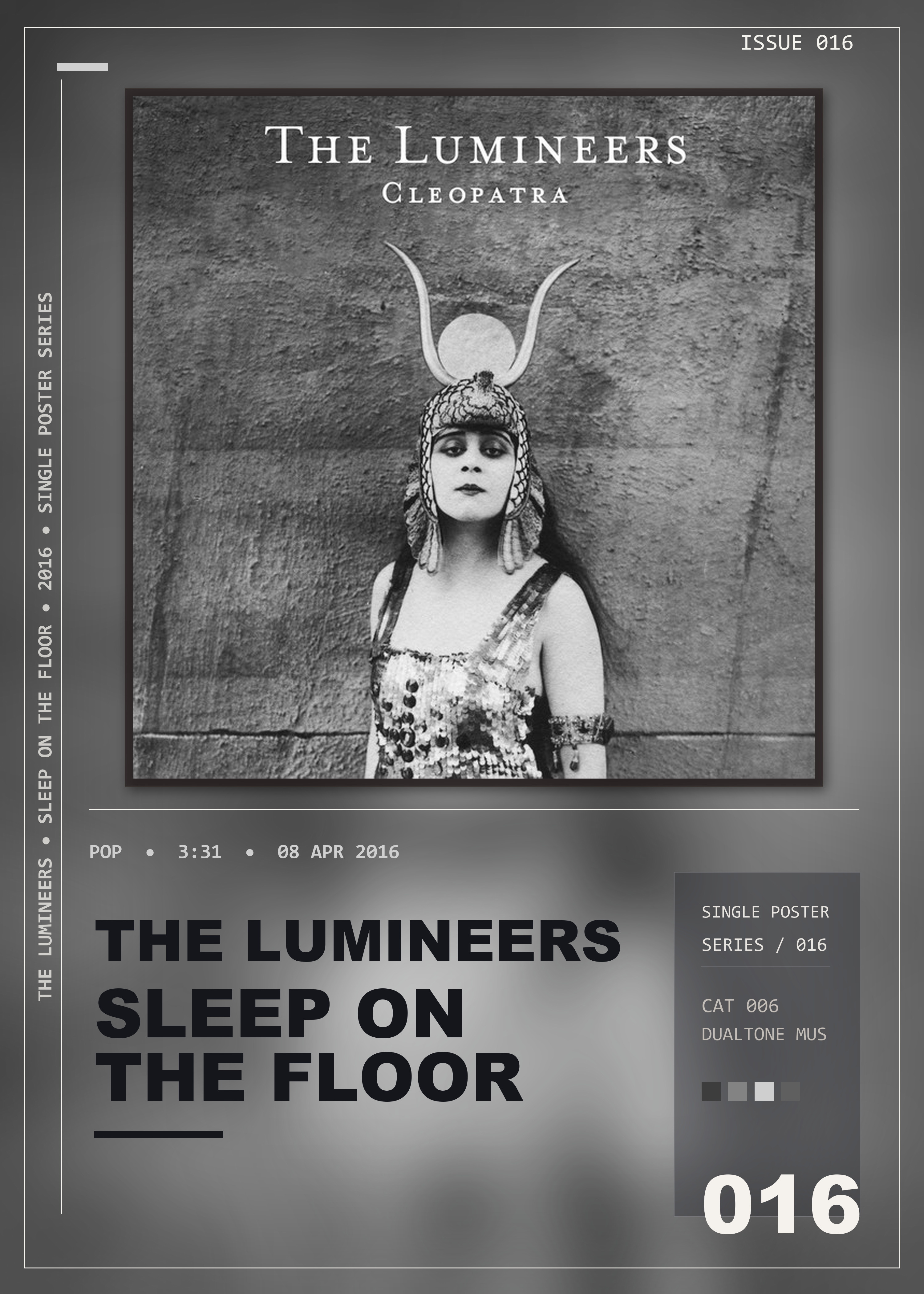 Music poster: The Lumineers - Sleep On The Floor