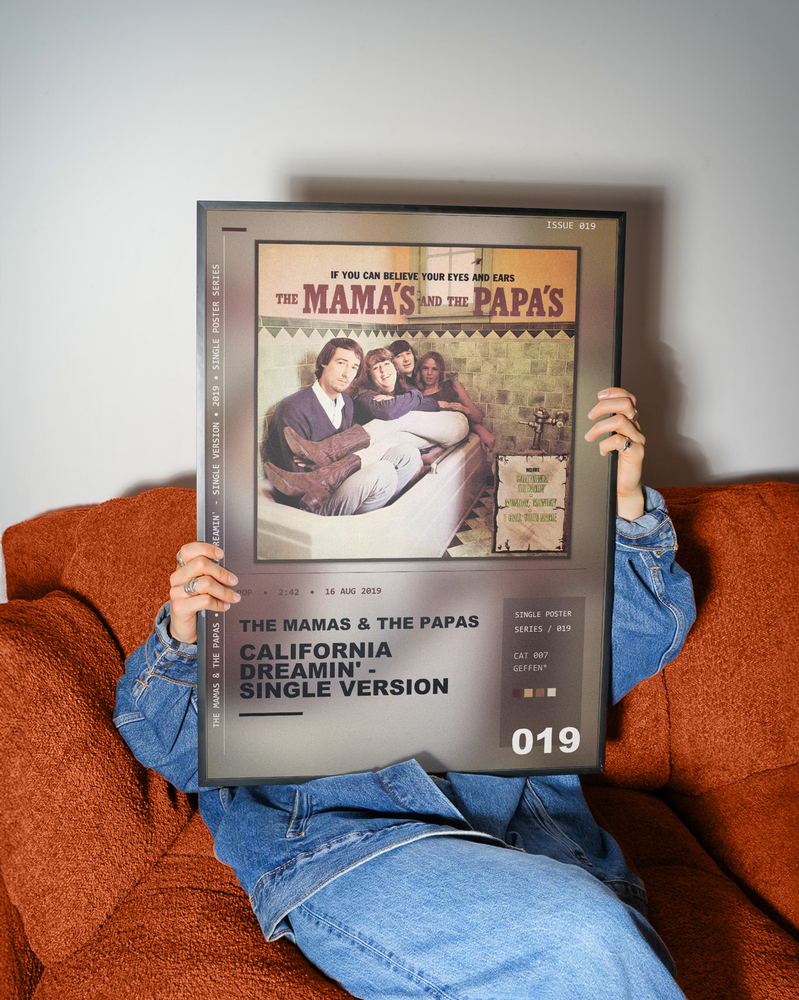Music poster: The Mamas The Papas - California Dreamin - Single Version