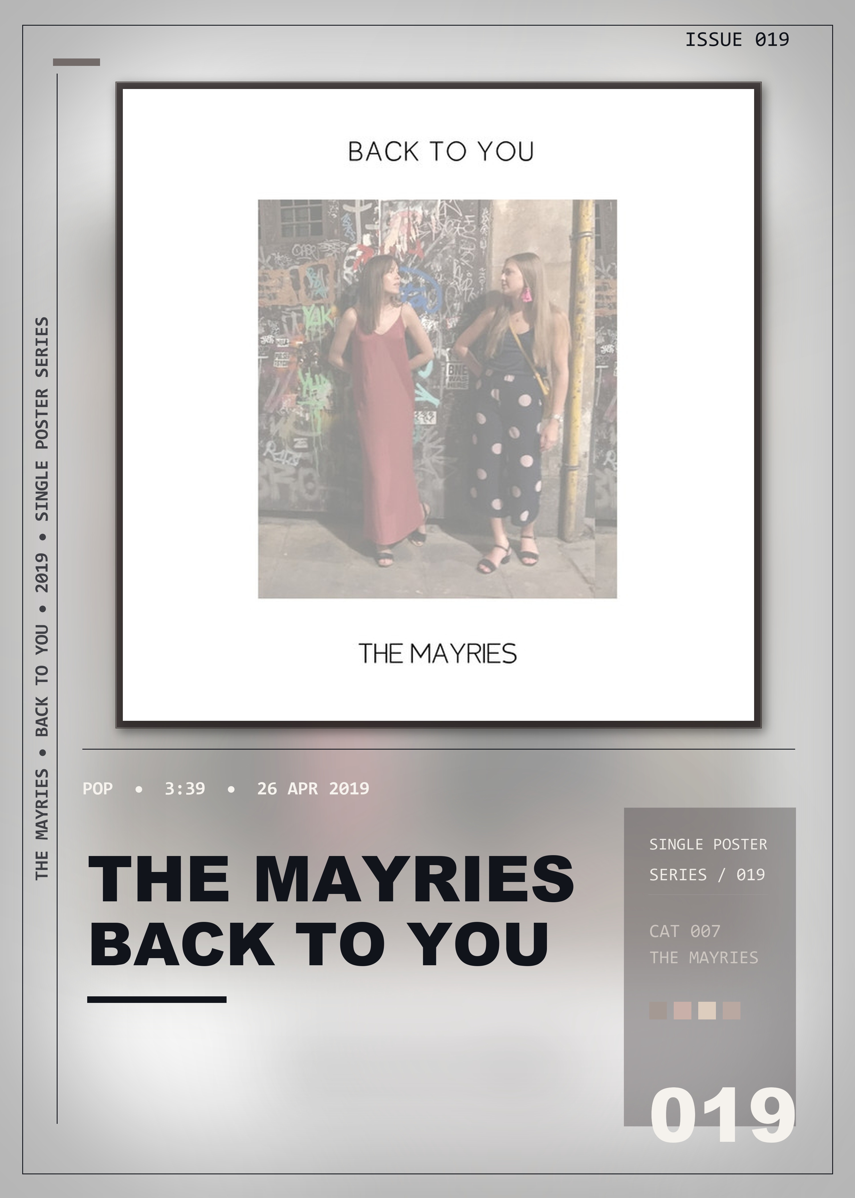 Music poster: The Mayries - Back To You