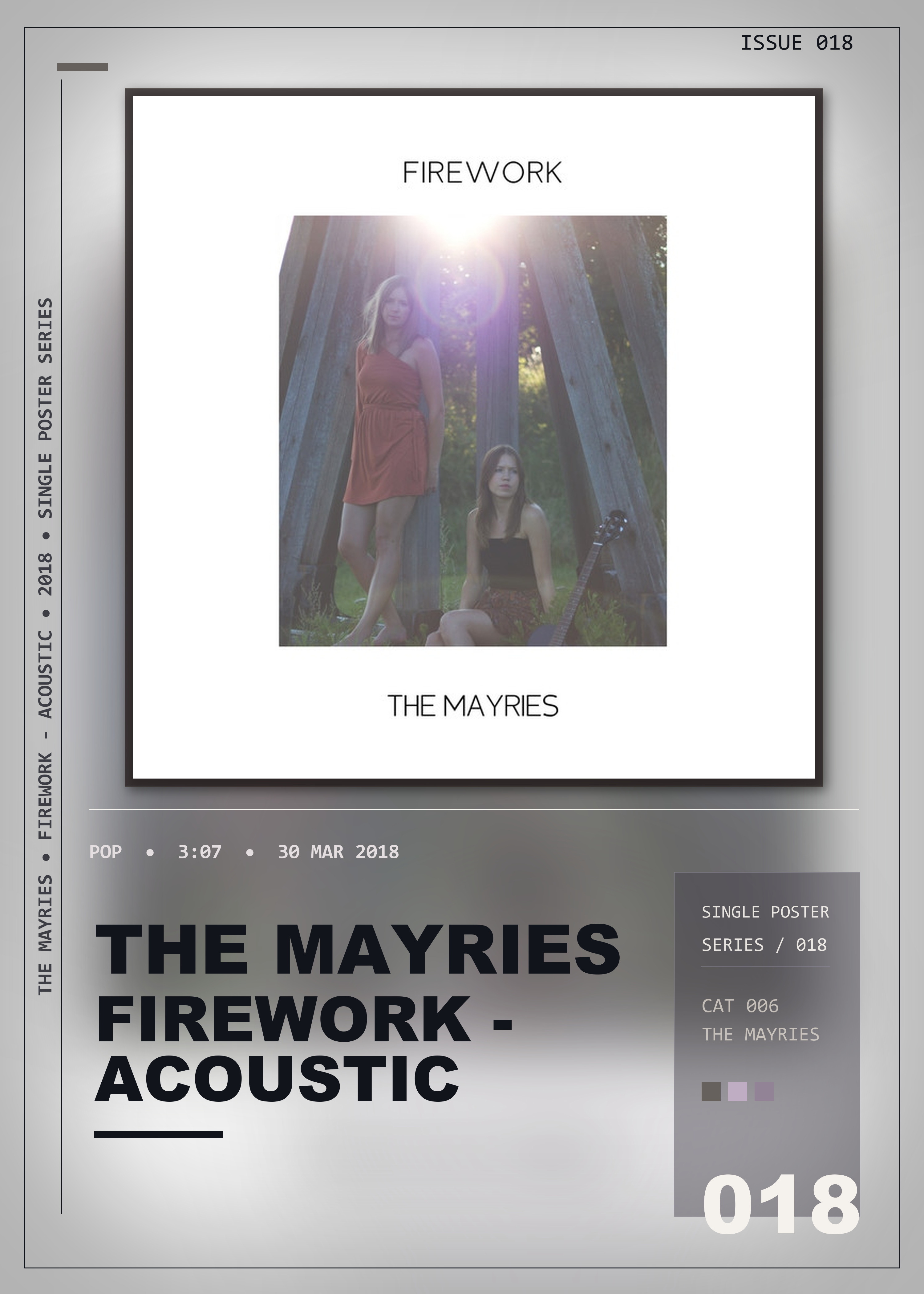 Music poster: The Mayries - Firework - Acoustic