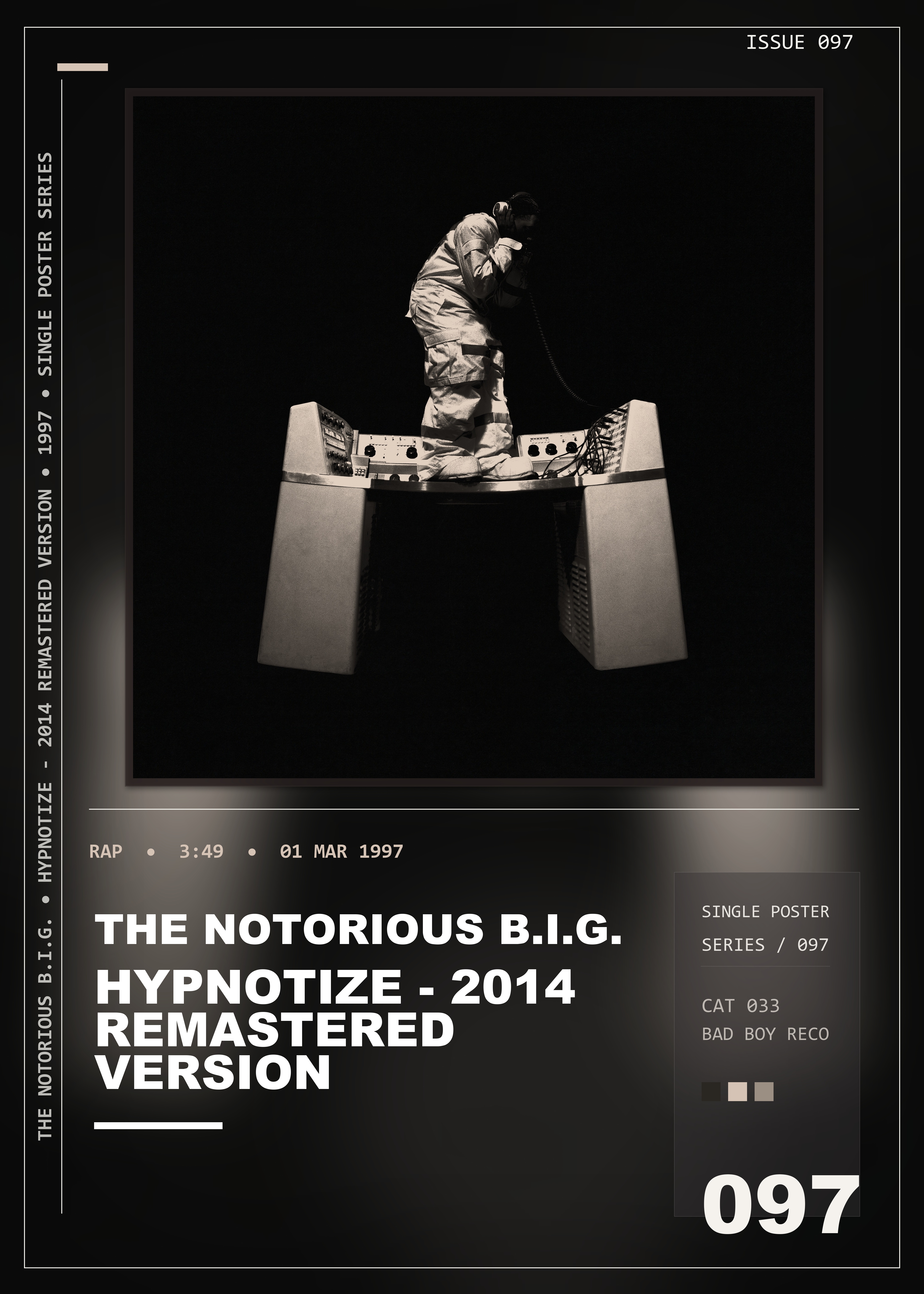 Music poster: The Notorious BIG - Hypnotize - 2014 Remastered Version