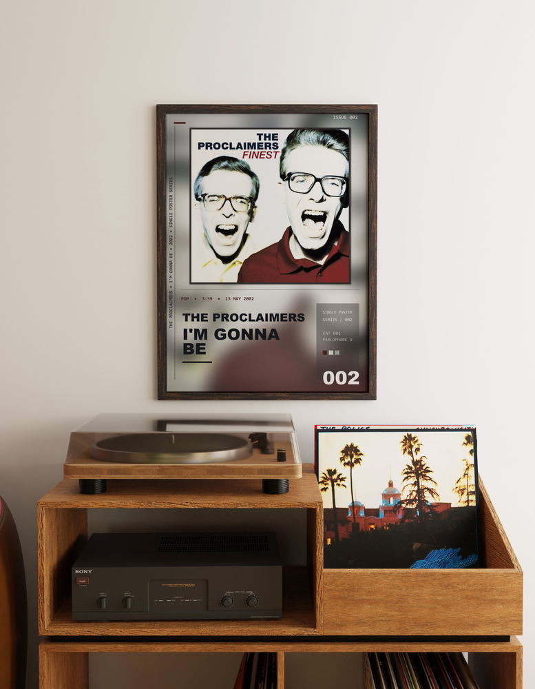 Music poster: The Proclaimers - Im Gonna Be 500 Miles