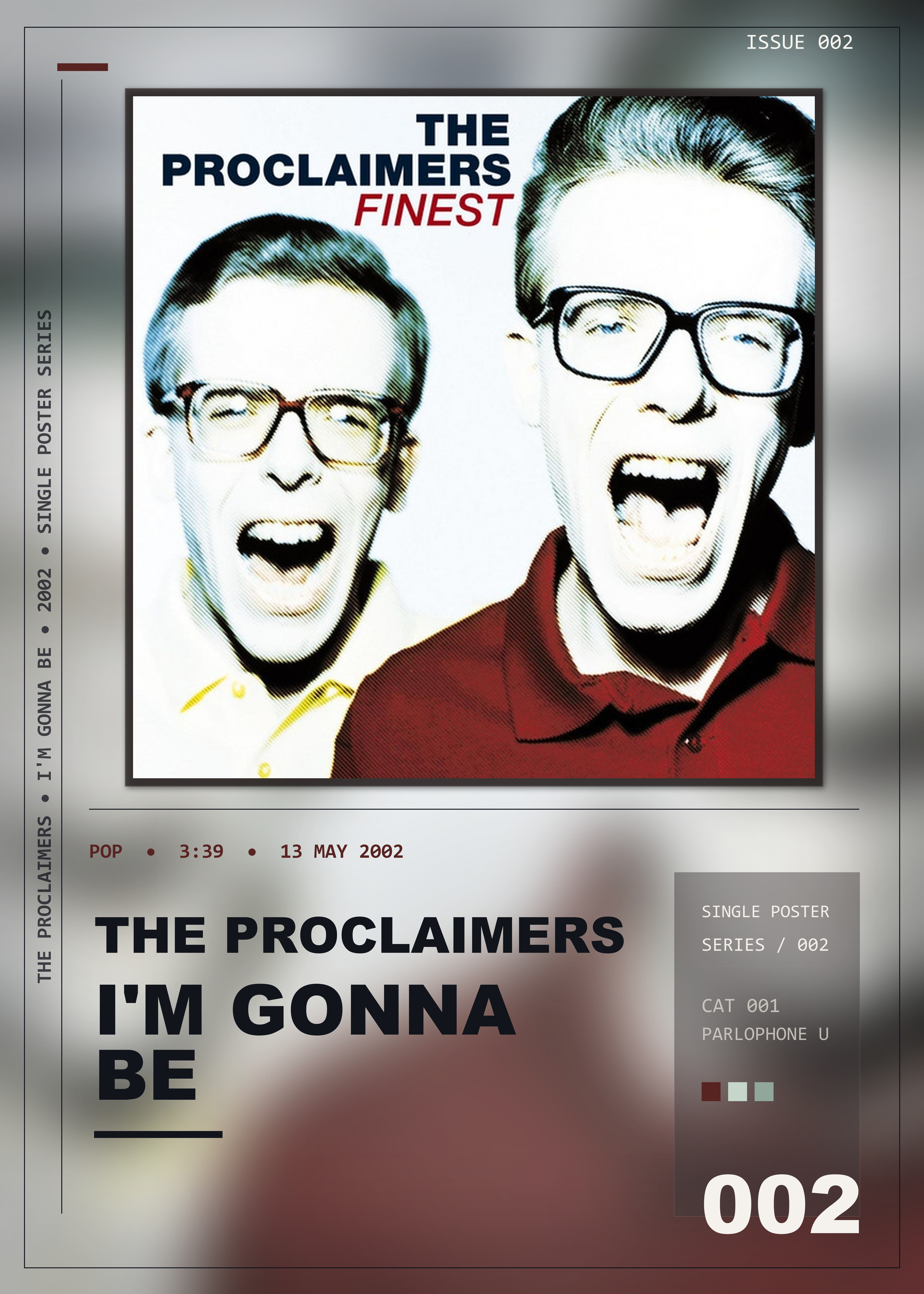 Music poster: The Proclaimers - Im Gonna Be 500 Miles