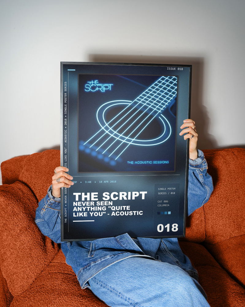 Music poster: The Script - Never Seen Anything Quite Like You - Acoustic