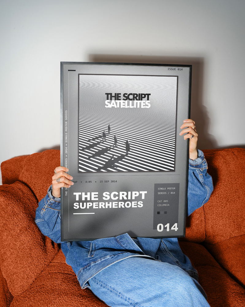 Music poster: The Script - Superheroes