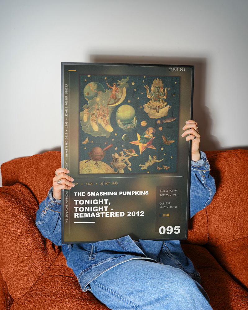 Music poster: The Smashing Pumpkins - Tonight Tonight - Remastered 2012