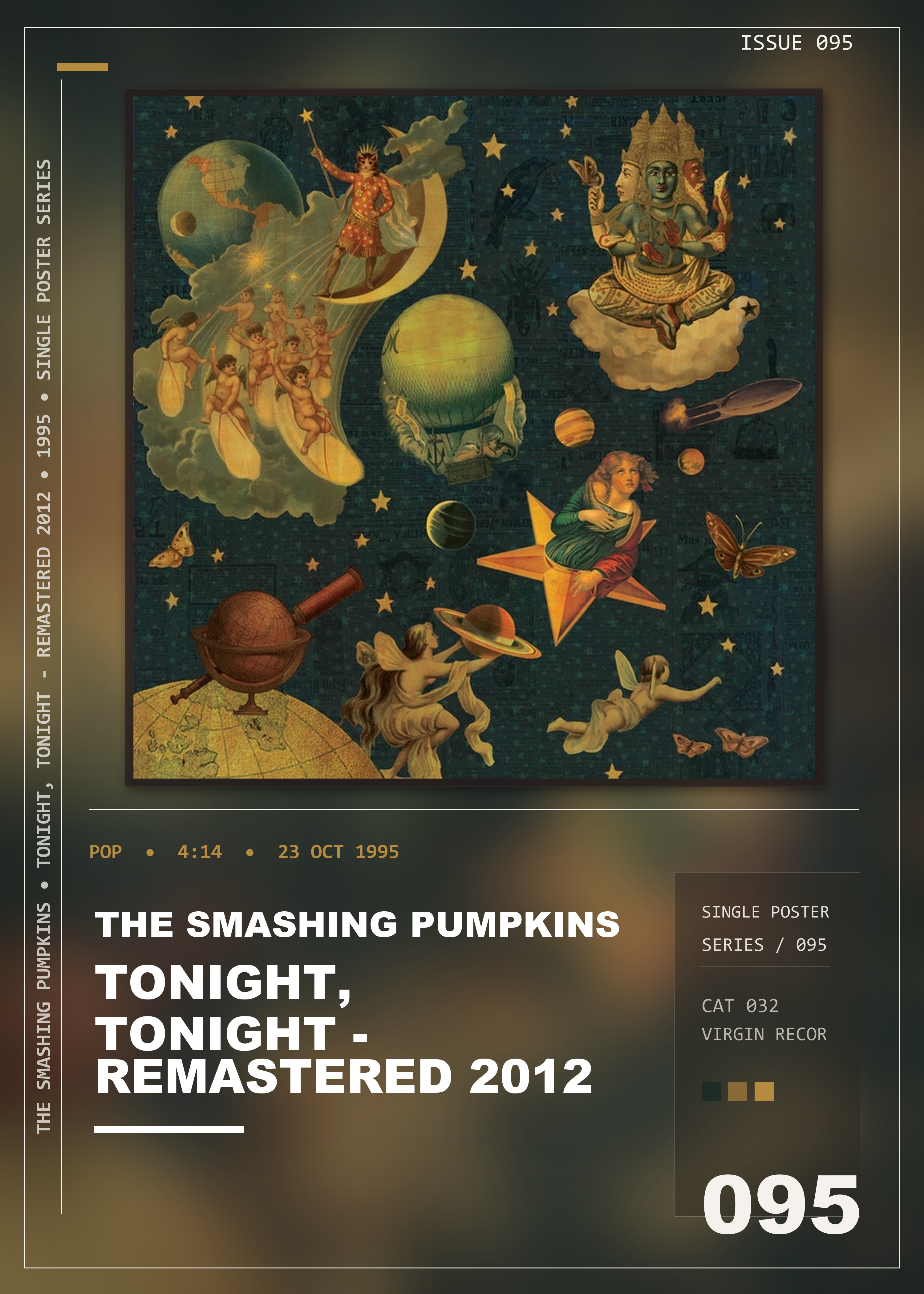Music poster: The Smashing Pumpkins - Tonight Tonight - Remastered 2012