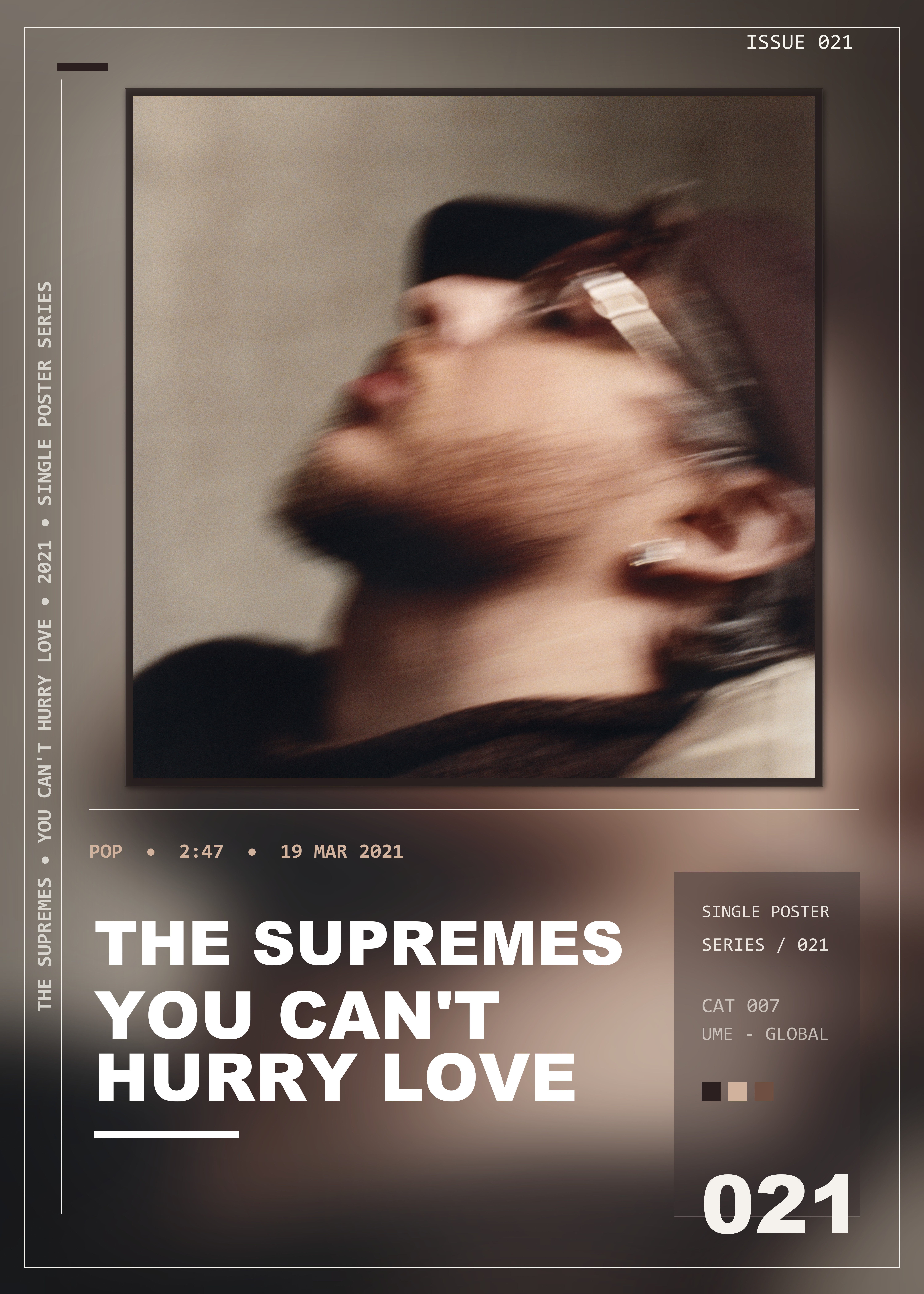Music poster: The Supremes - You Cant Hurry Love