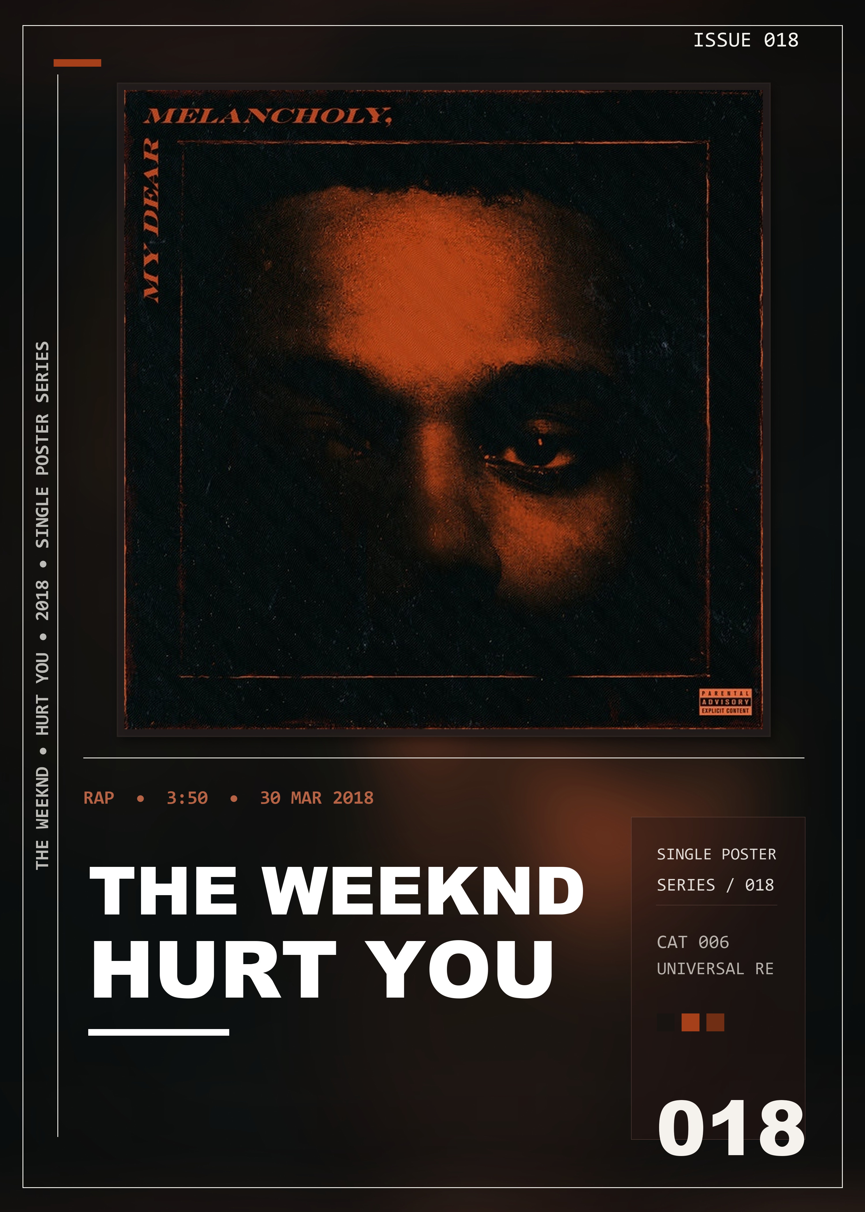 Music poster: The Weeknd - Hurt You
