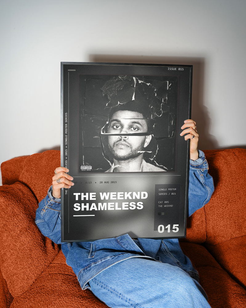 Music poster: The Weeknd - Shameless