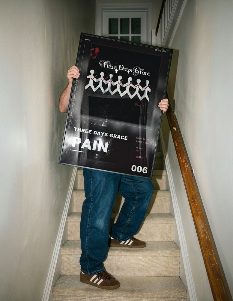 Music poster: Three Days Grace - Pain