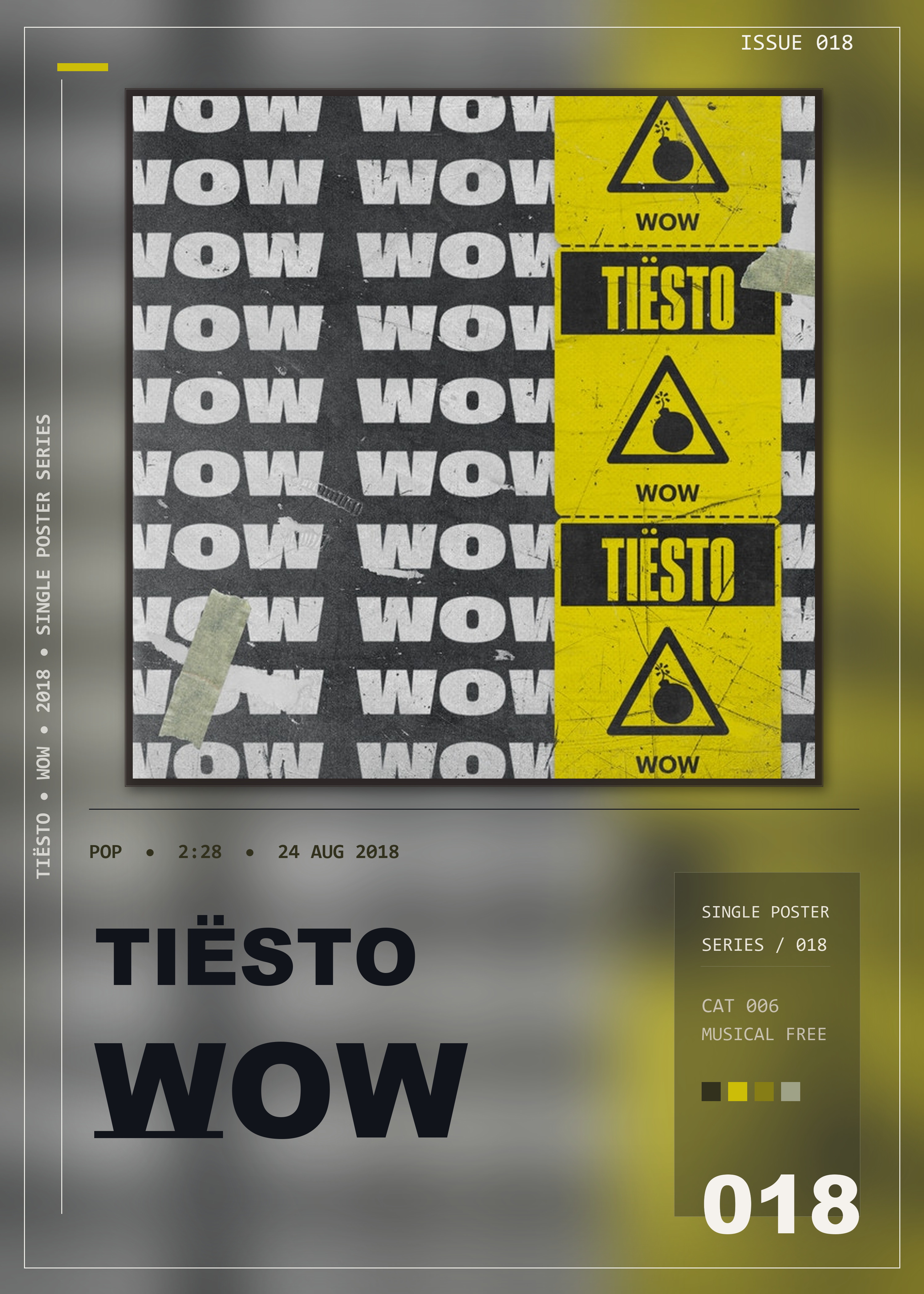 Music poster: Tiësto - WOW