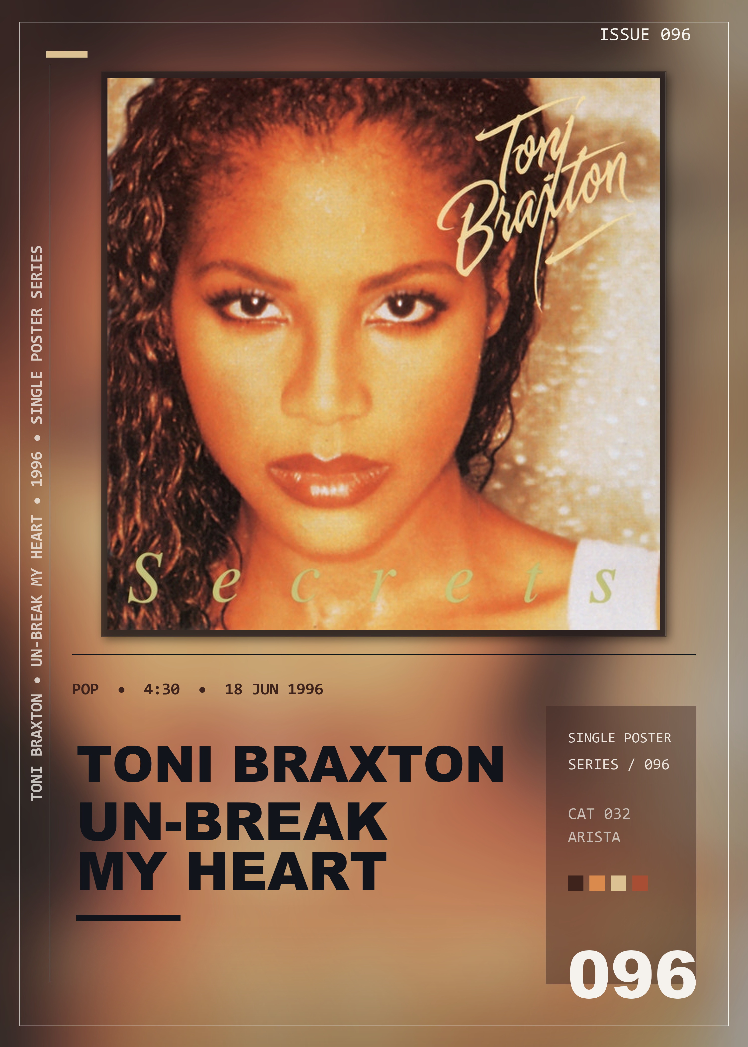 Music poster: Toni Braxton - Un-Break My Heart