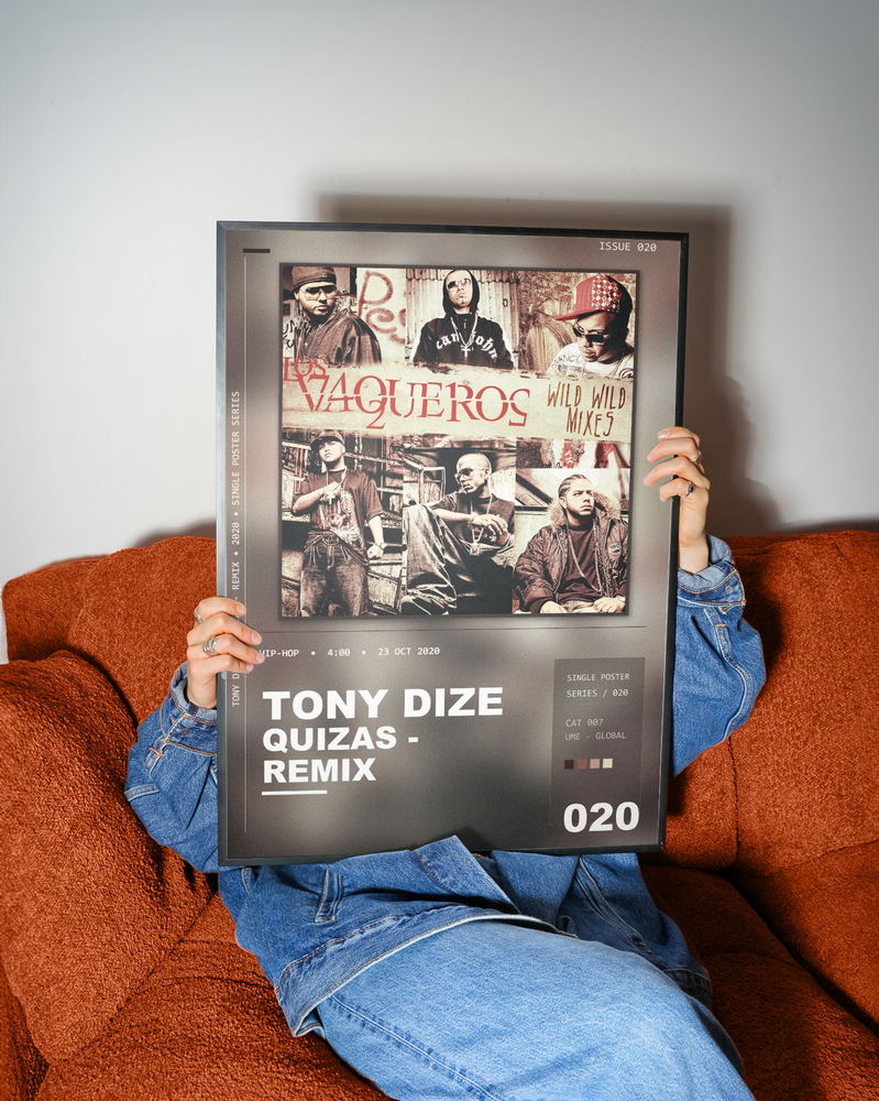 Music poster: Tony Dize - Quizas - Remix