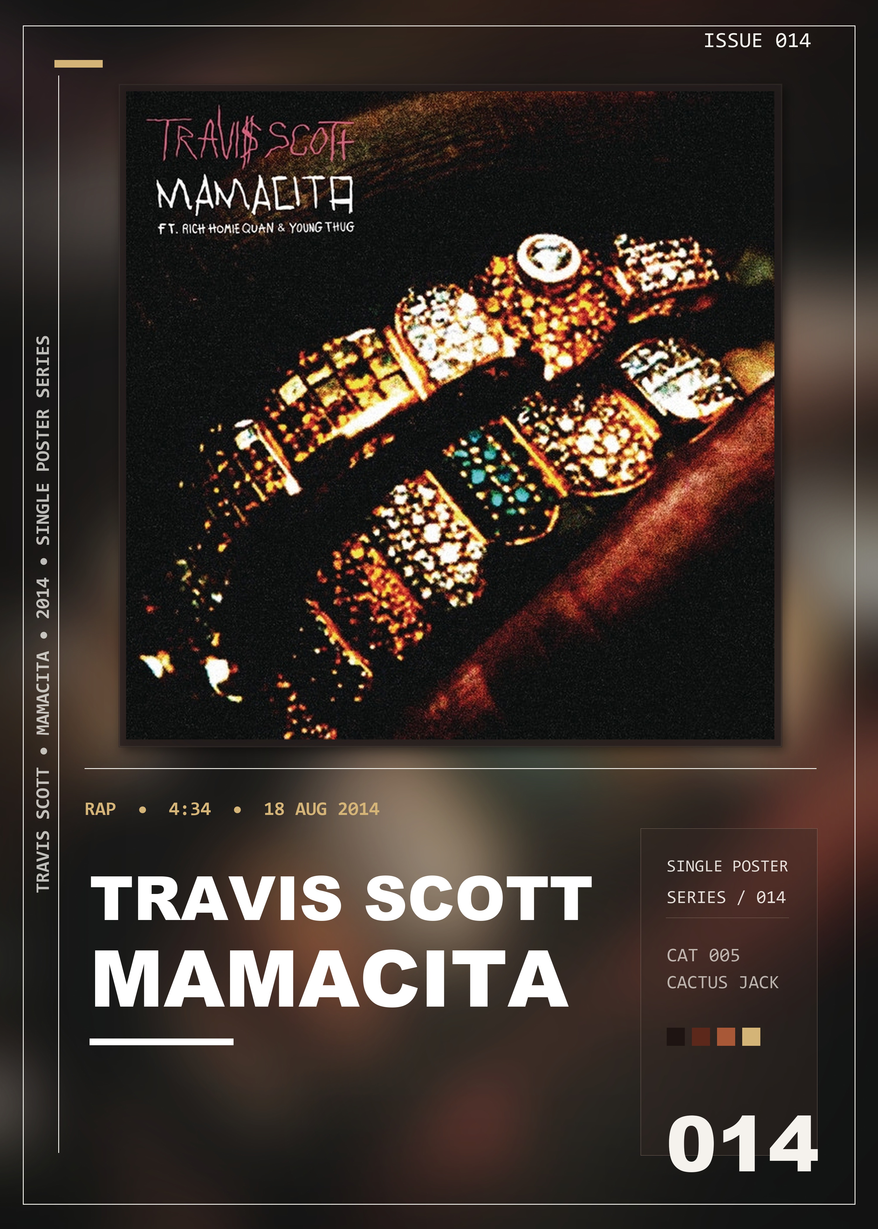 Music poster: Travis Scott - Mamacita