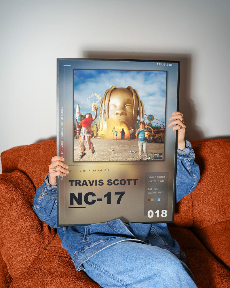 Music poster: Travis Scott - NC-17