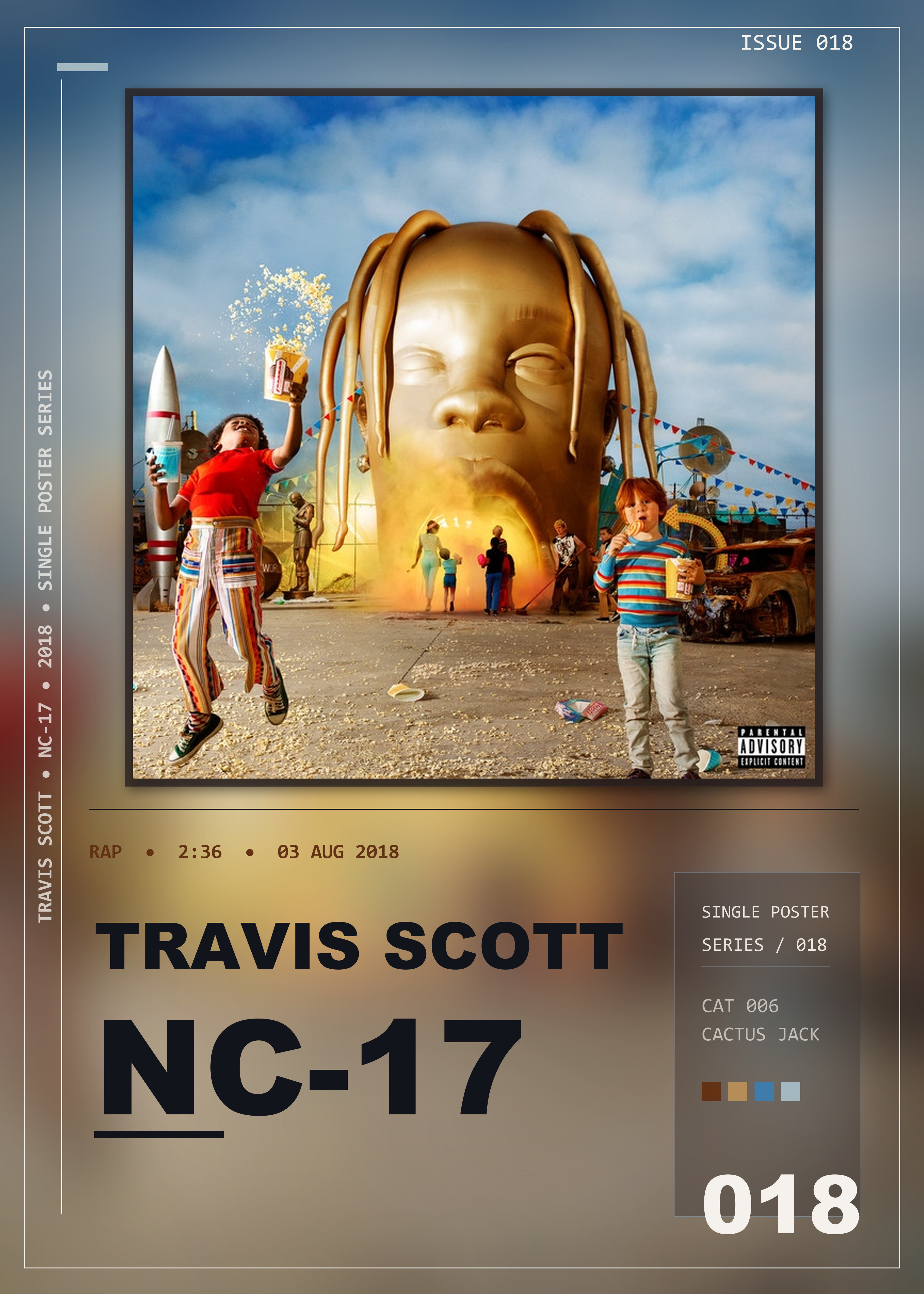 Music poster: Travis Scott - NC-17