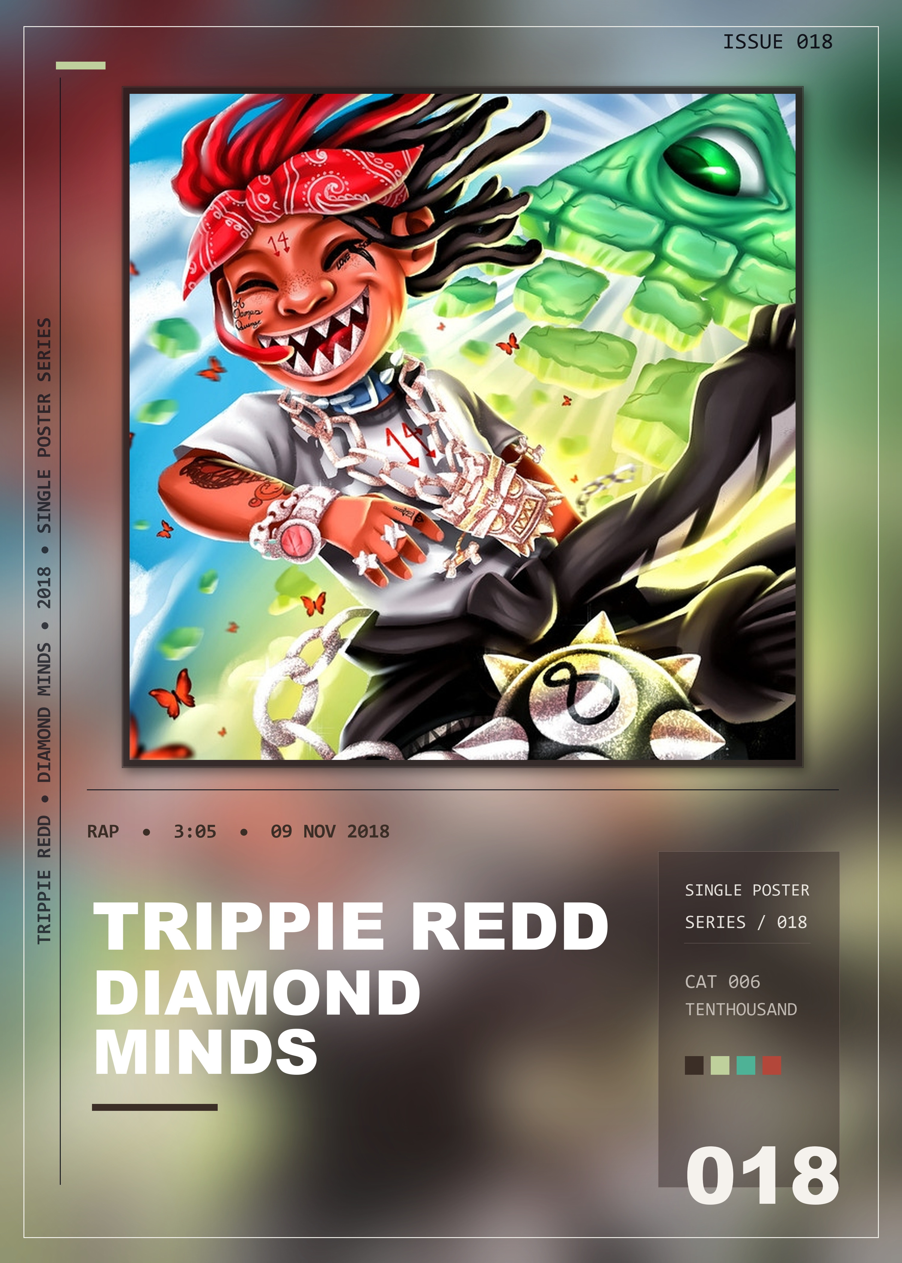 Music poster: Trippie Redd - Diamond Minds