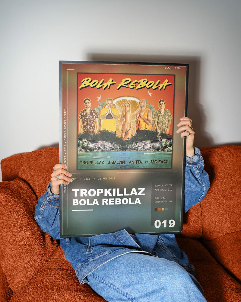 Music poster: Tropkillaz - Bola Rebola