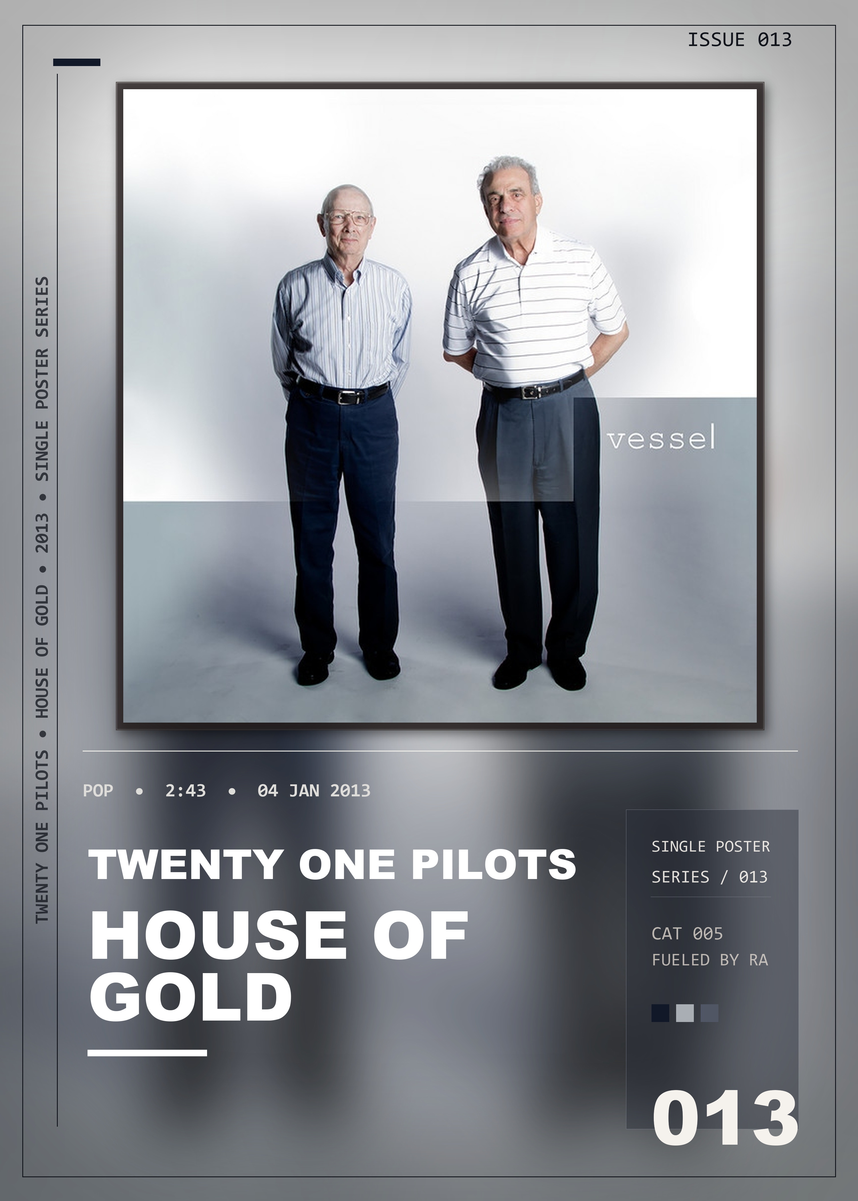 Music poster: Twenty One Pilots - House Of Gold