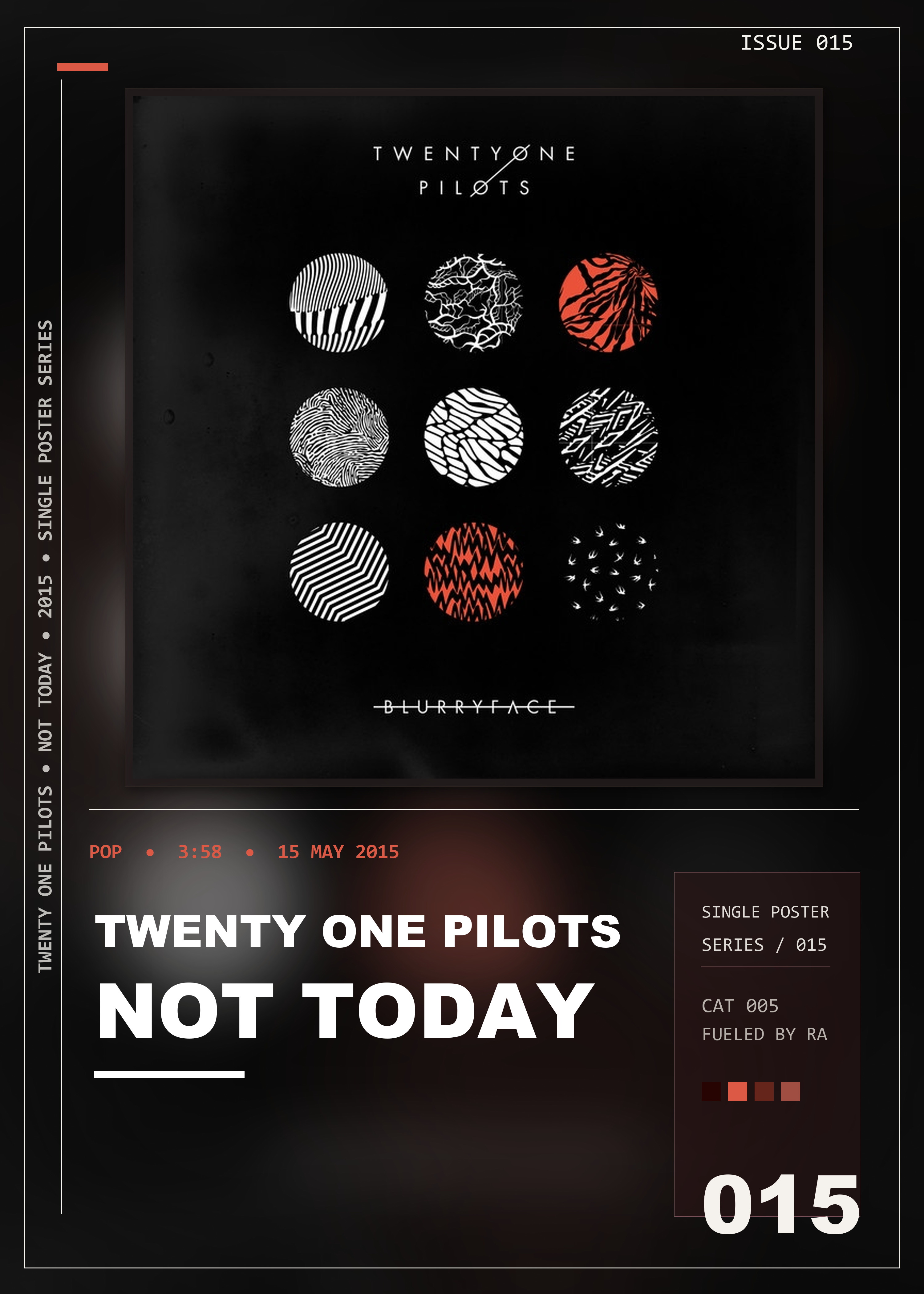 Music poster: Twenty One Pilots - Not Today