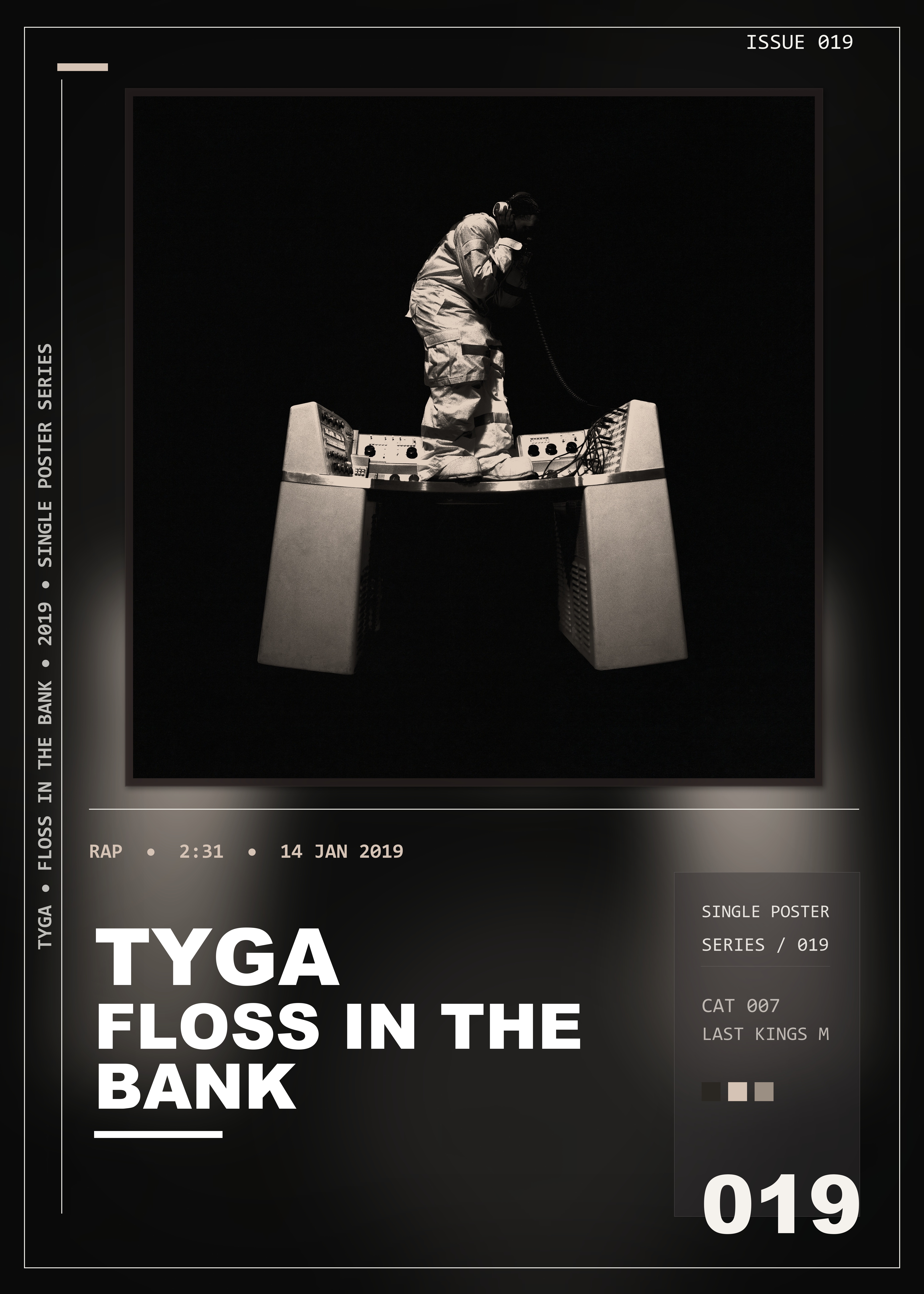 Music poster: Tyga - Floss In The Bank