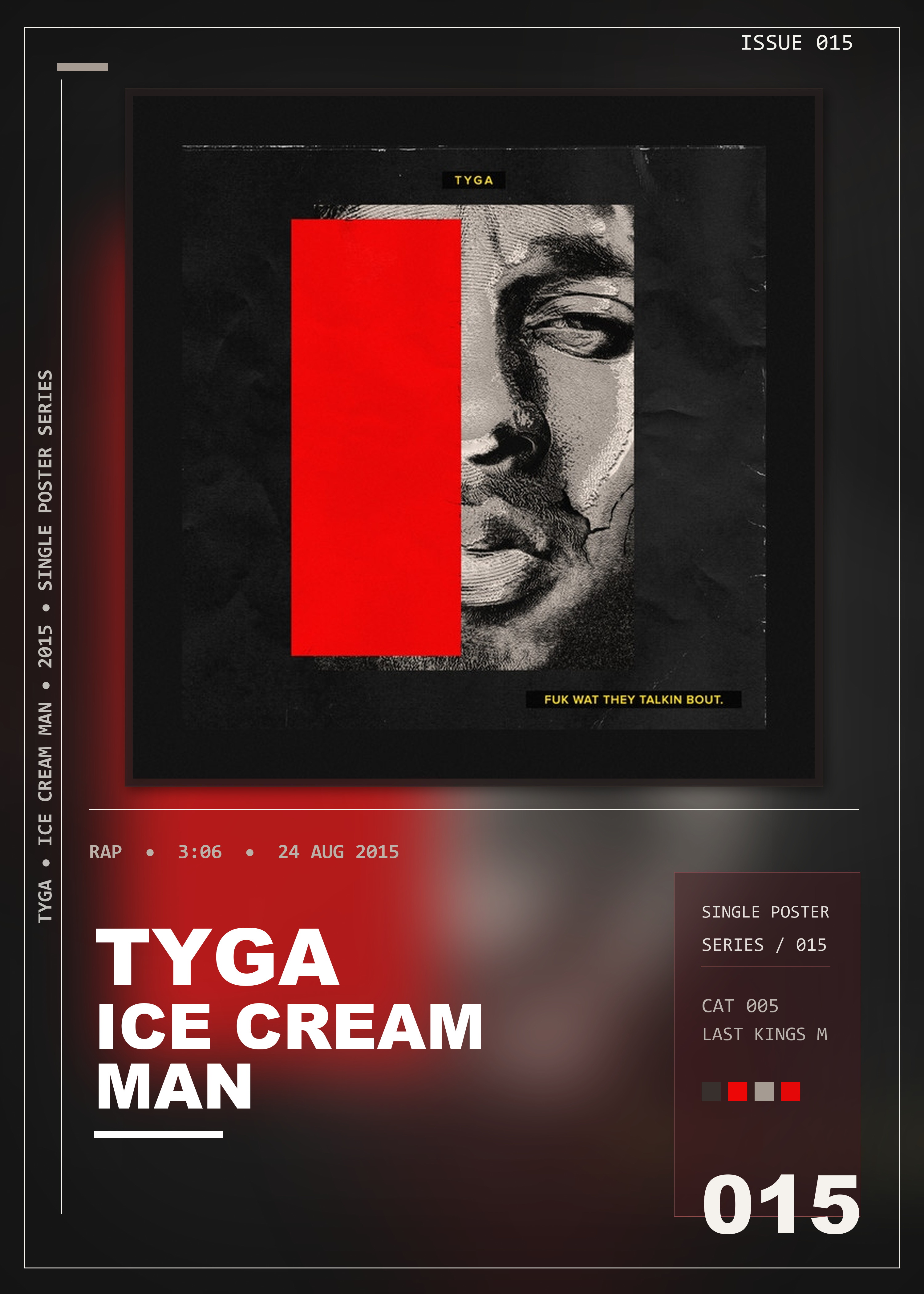Music poster: Tyga - Ice Cream Man