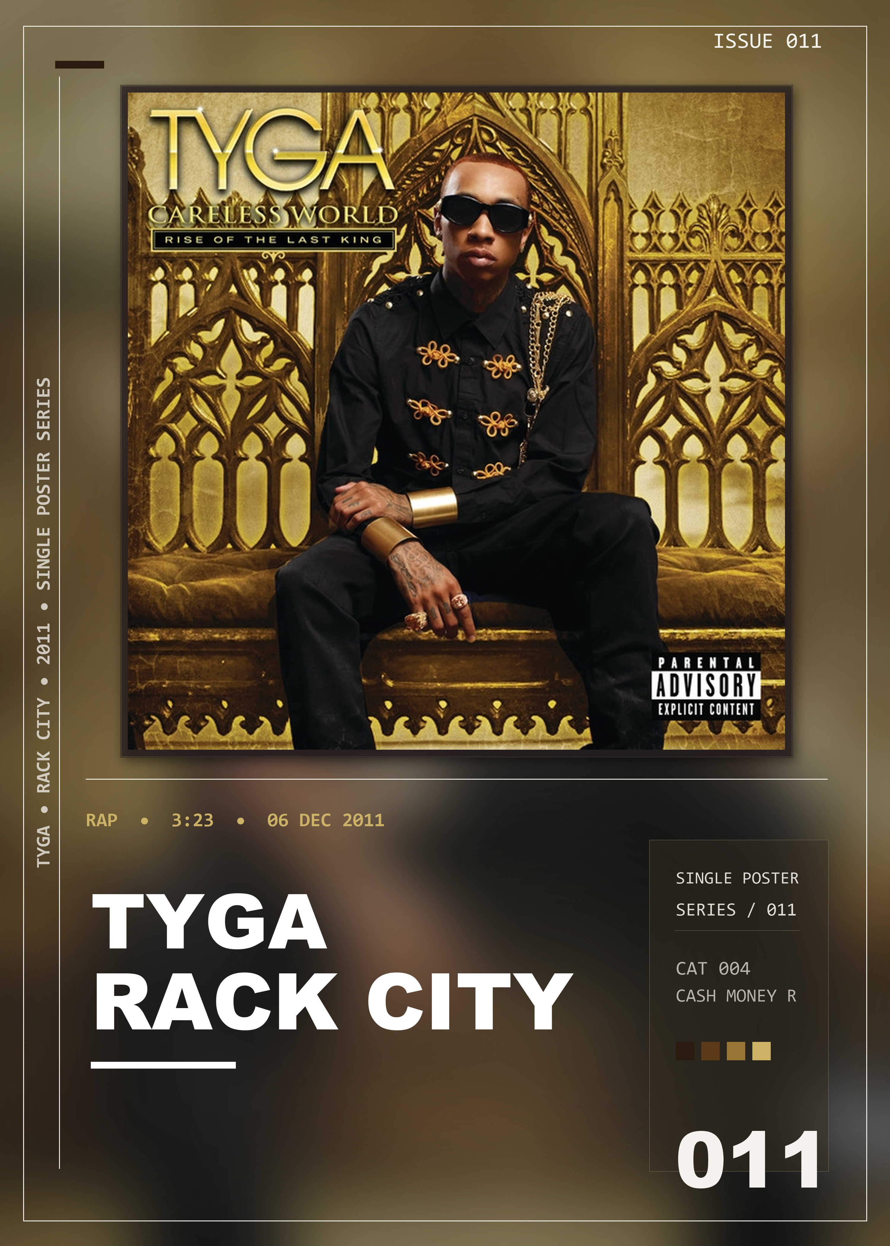 Music poster: Tyga - Rack City