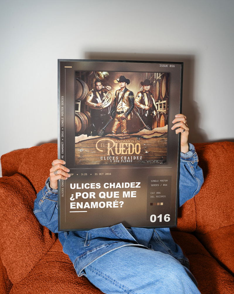 Music poster: Ulices Chaidez - Por Que Me Enamoré